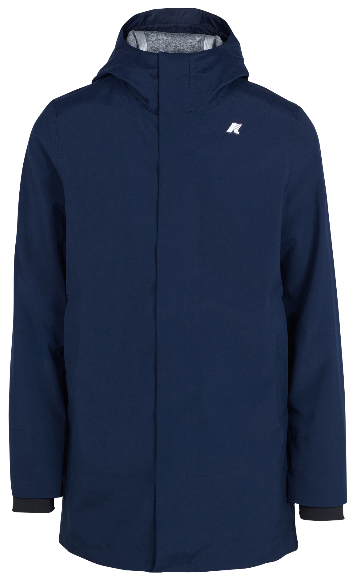 Parka ample col montant à capuche  K-WAY Bleu