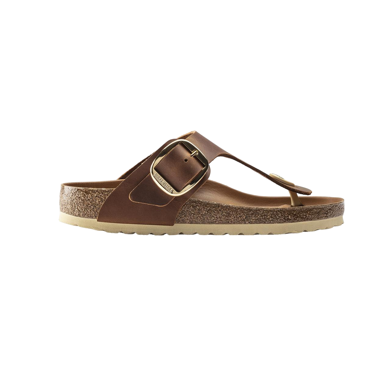 Faux leather sandals BIRKENSTOCK Brown
