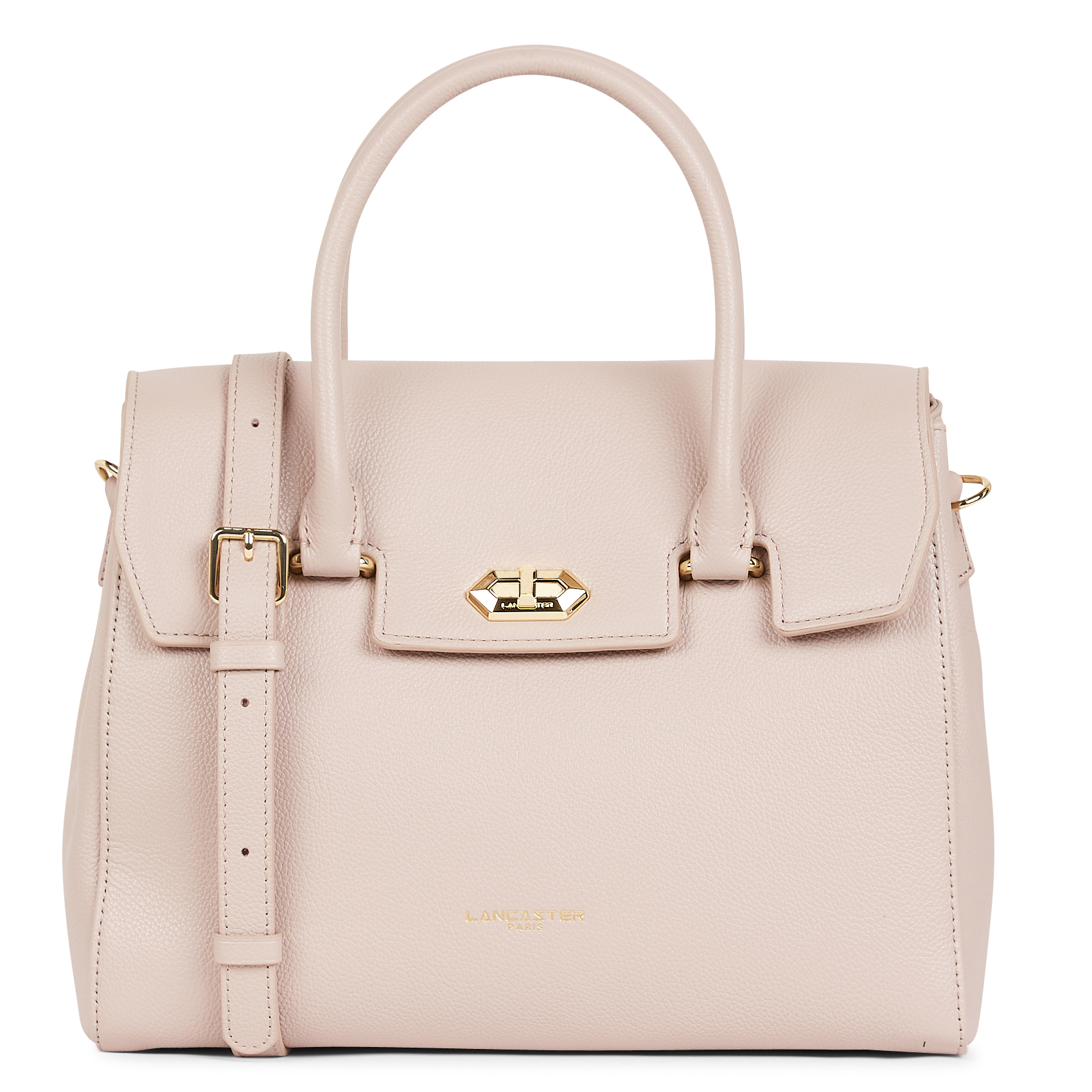 Sac à main à rabat en cuir LANCASTER PARIS