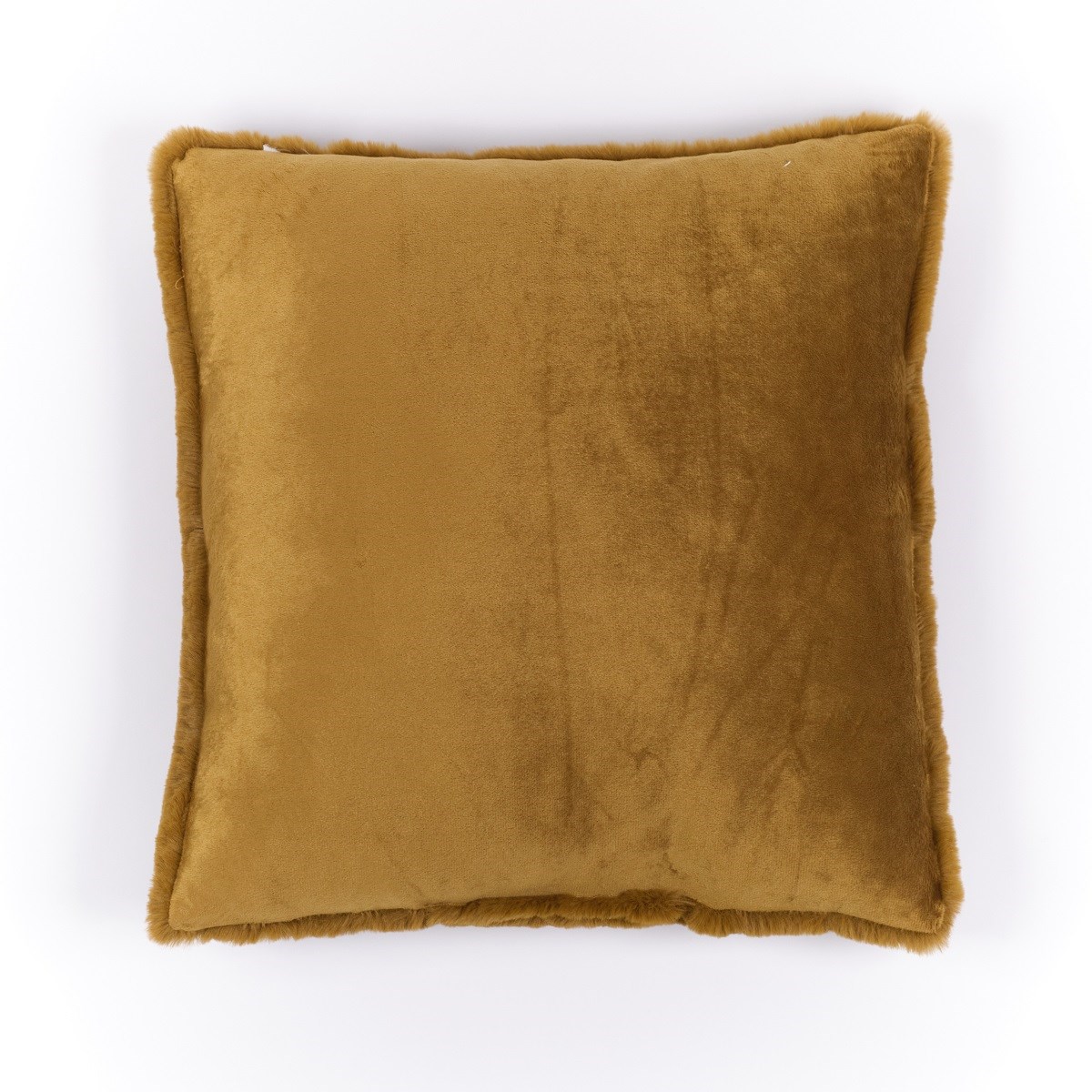 Fake fur cushion TODAY LINGE DE MAISON Brown