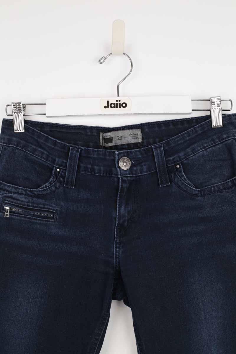 Cotton straight jeans LEVI'S - Seconde main Blue