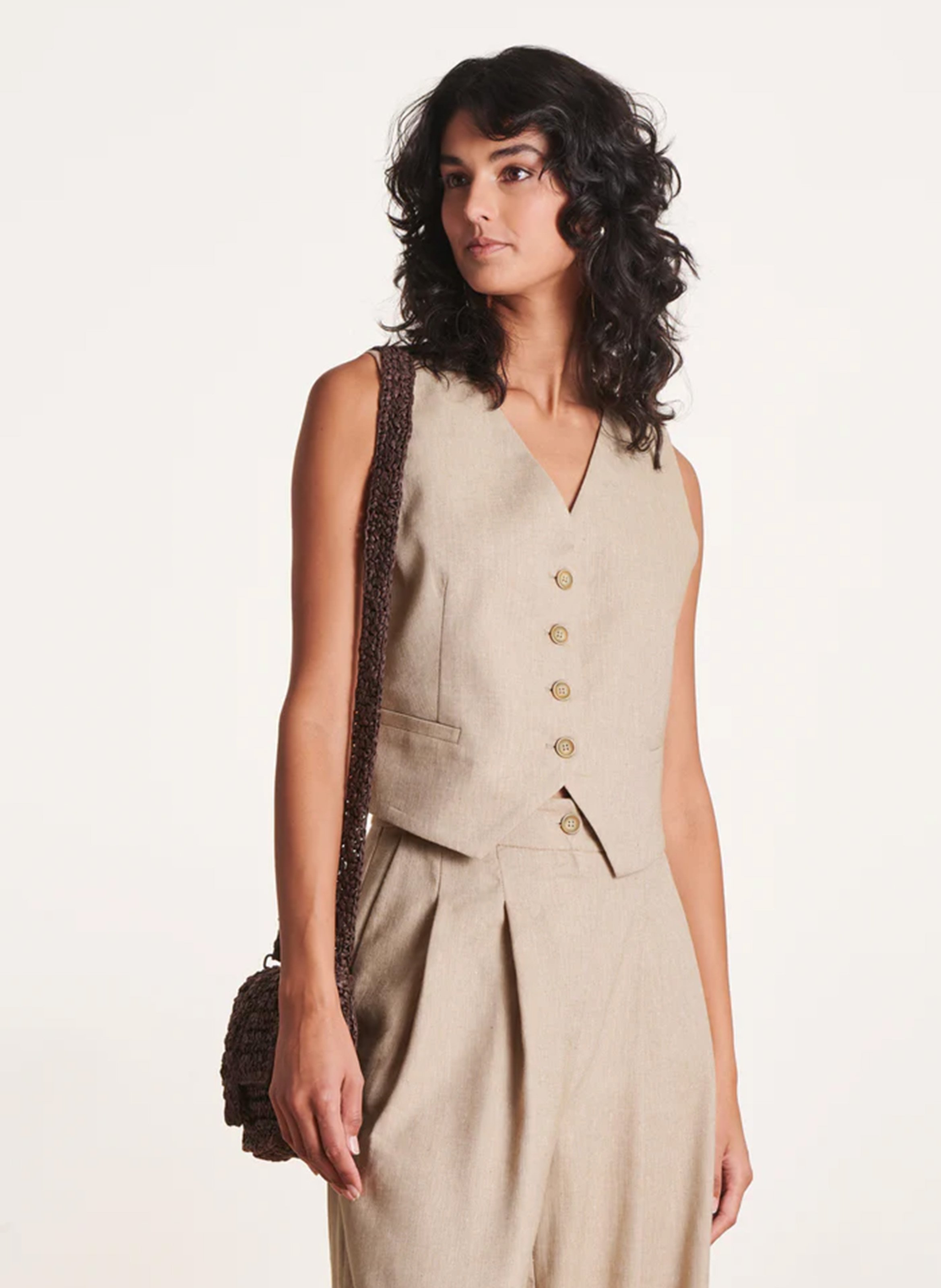 【完売】Venica Camisole tailored vest トップス Venica Camisole tailored vest 受注販売】Camisole