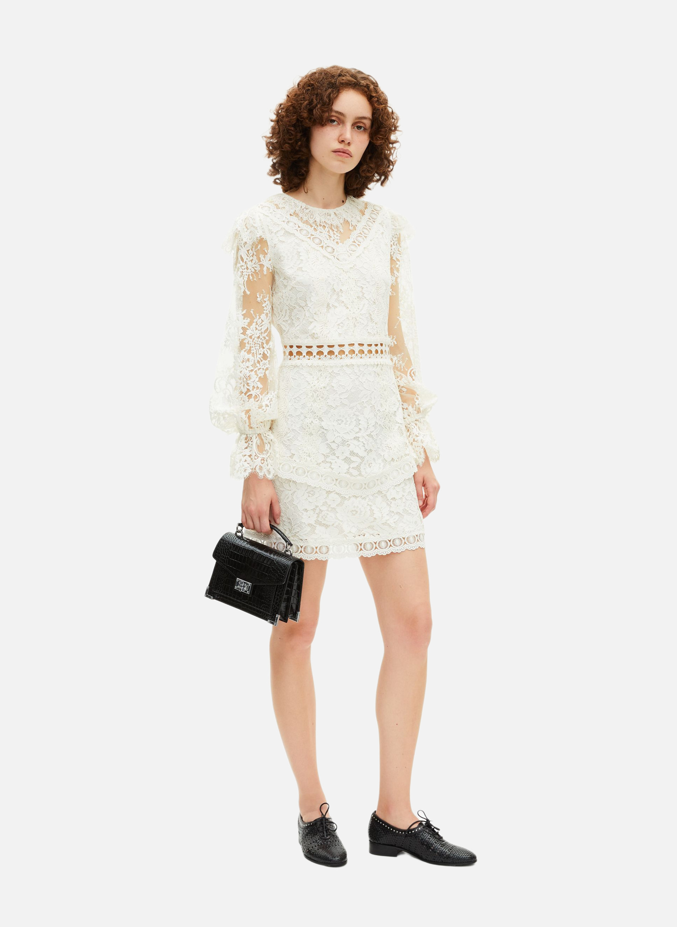 Lace dress THE KOOPLES Beige