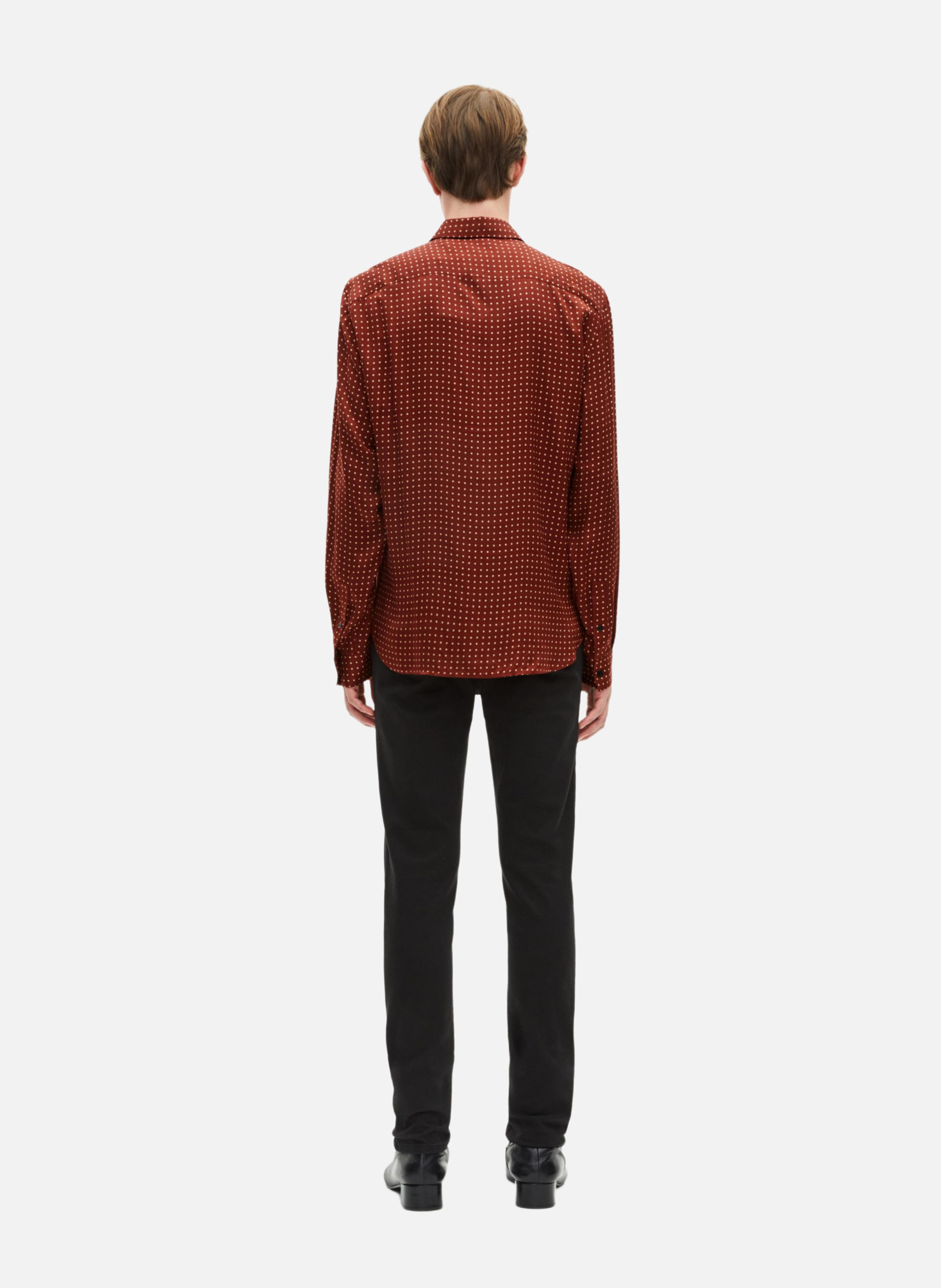 Polka dot shirt THE KOOPLES Red