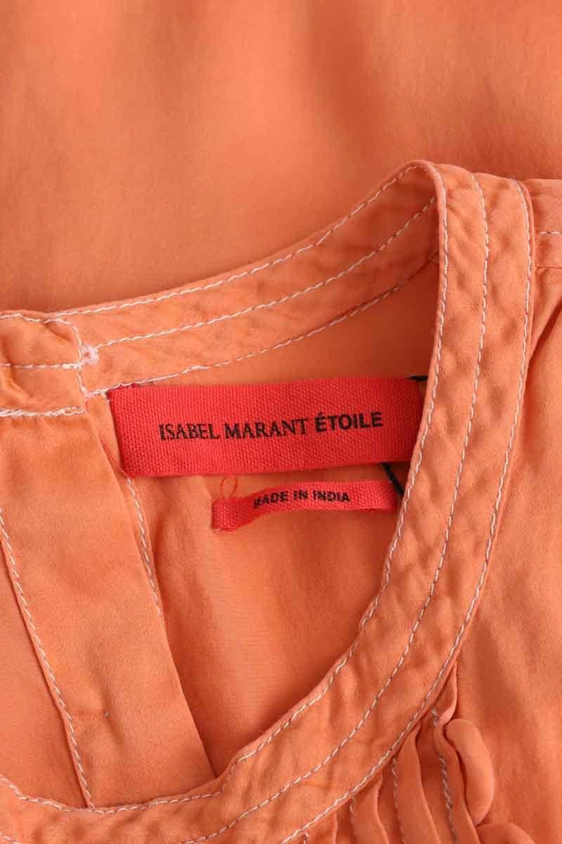Silk blouse ISABEL MARANT ÉTOILE - SECONDE MAIN Orange