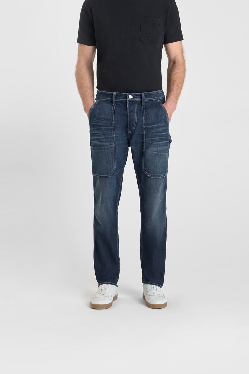 Loose jeans, wide loose fit, length 34 LE TEMPS DES CERISES Blue