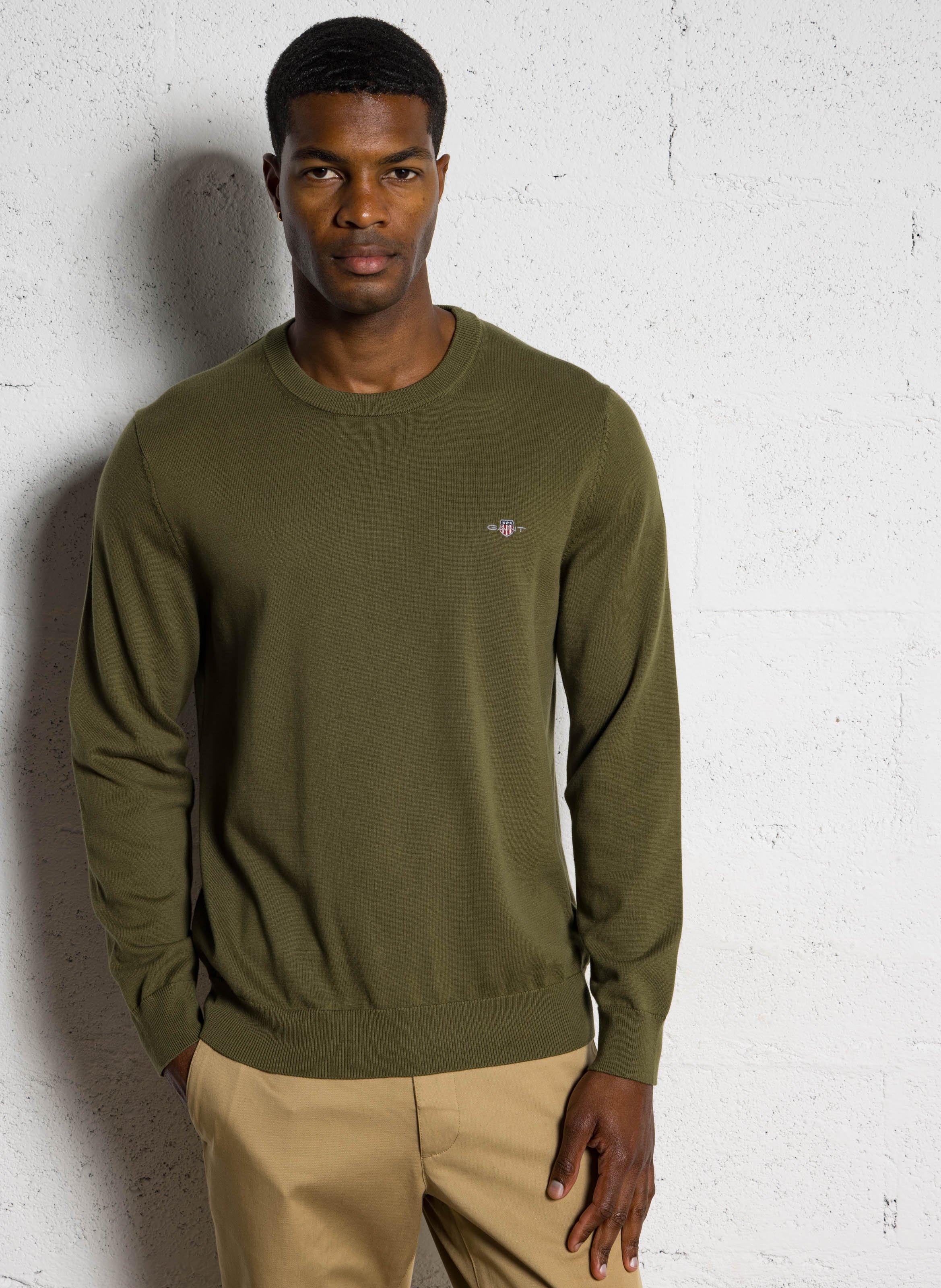 Straight cotton sweater GANT