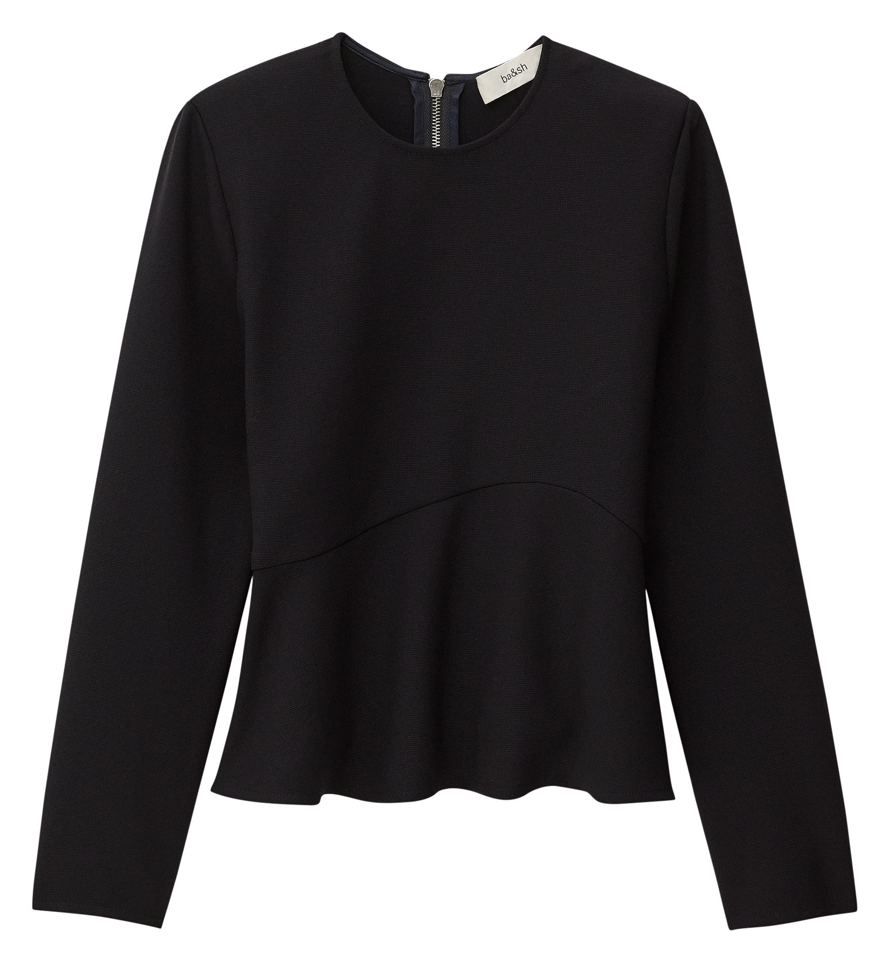 Top col rond  BA&SH Bleu