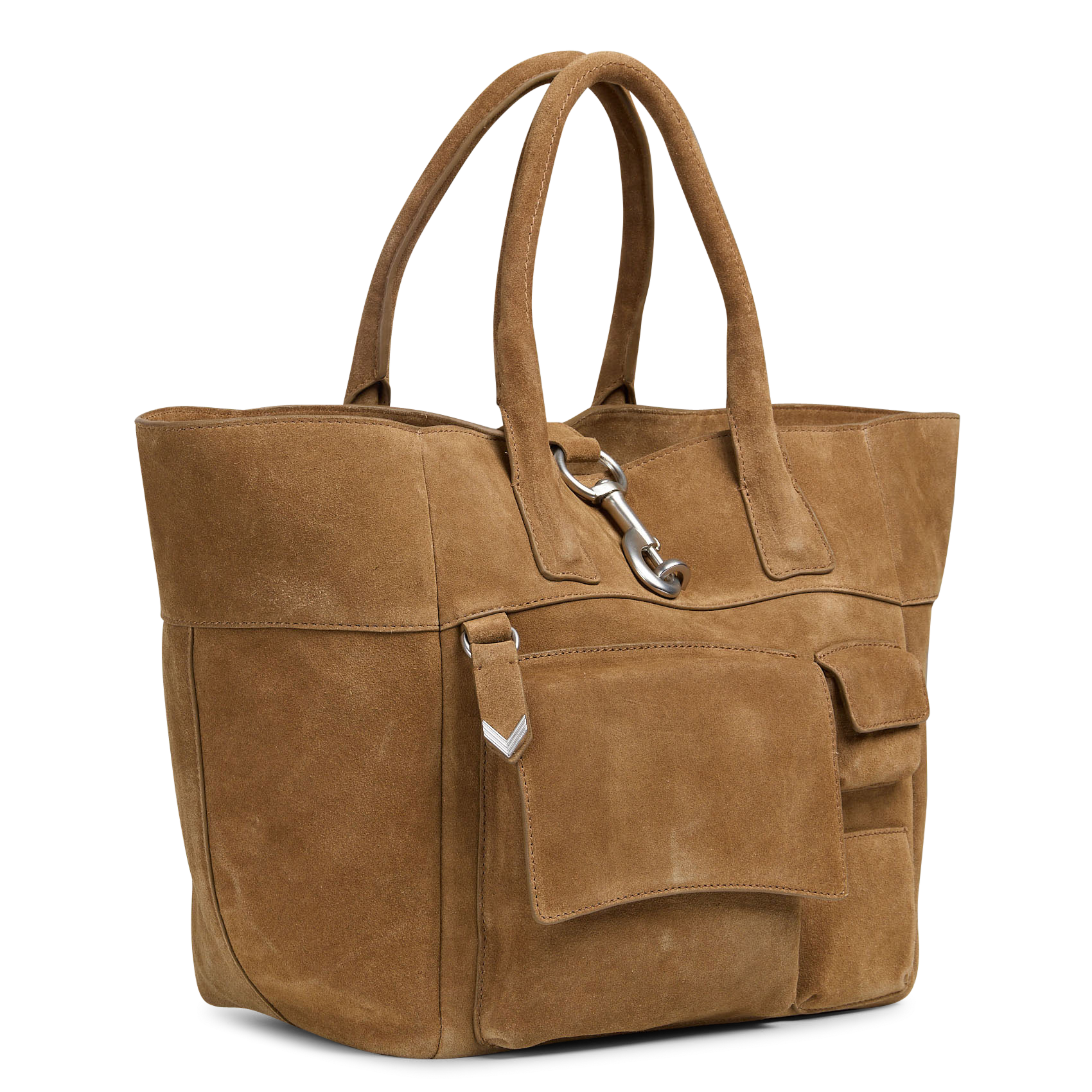 Cabas en cuir IKKS Marron