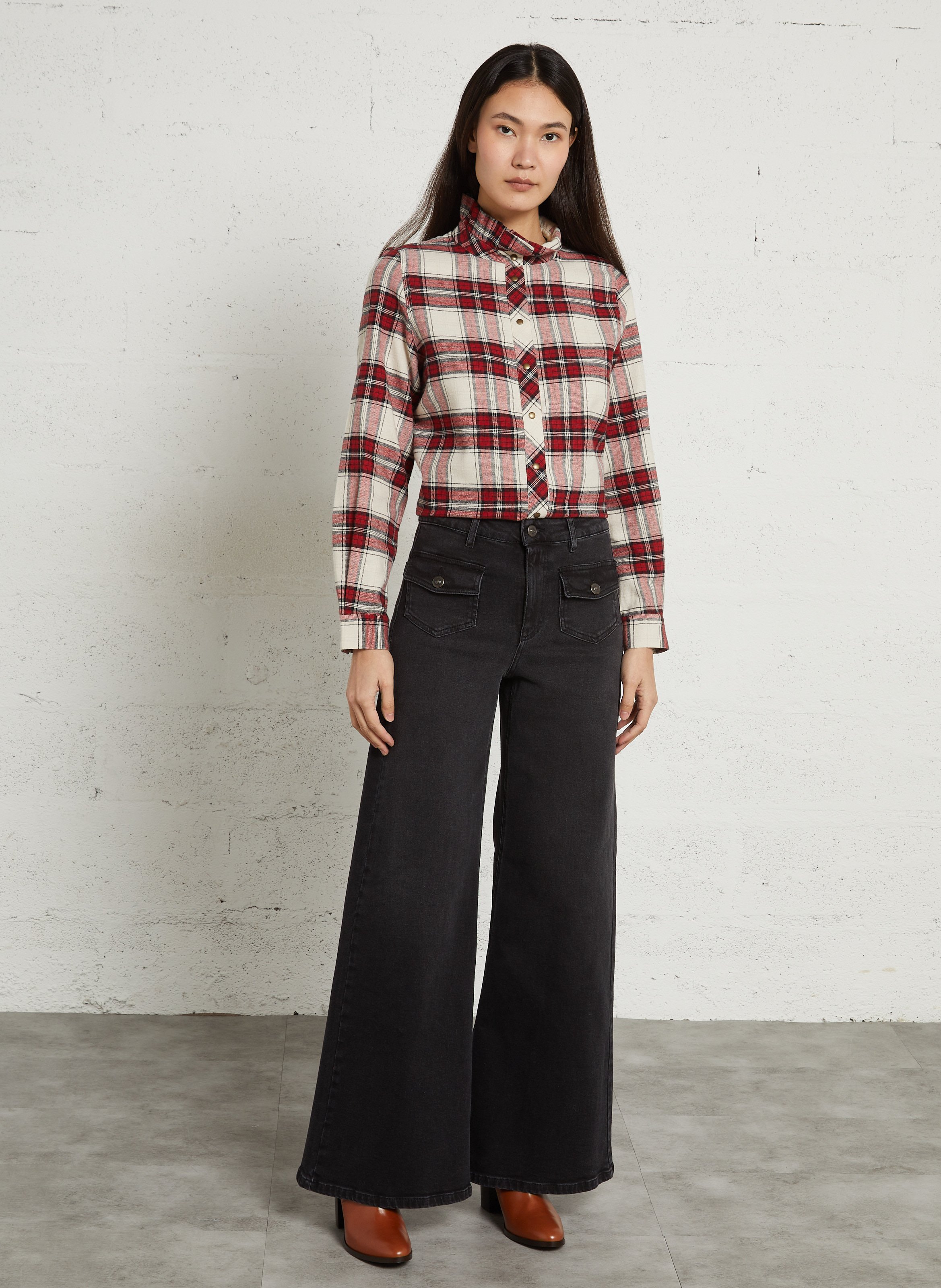 Lederstiefel MAISON 123 Beige