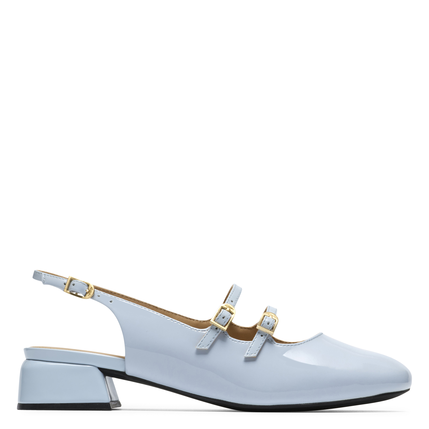 Leather Mary Janes CLARKS Blue