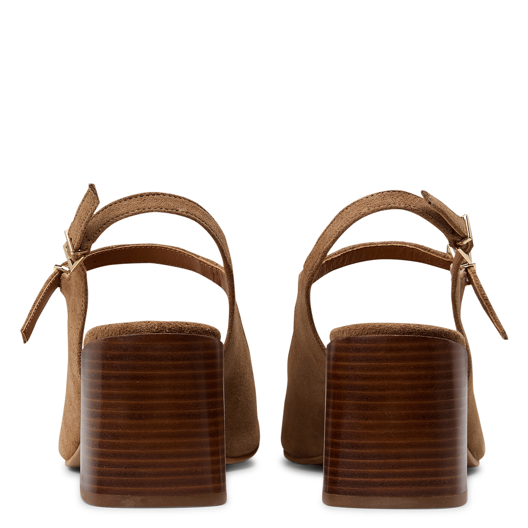 Sandales hautes en cuir velours MELLOW YELLOW Beige