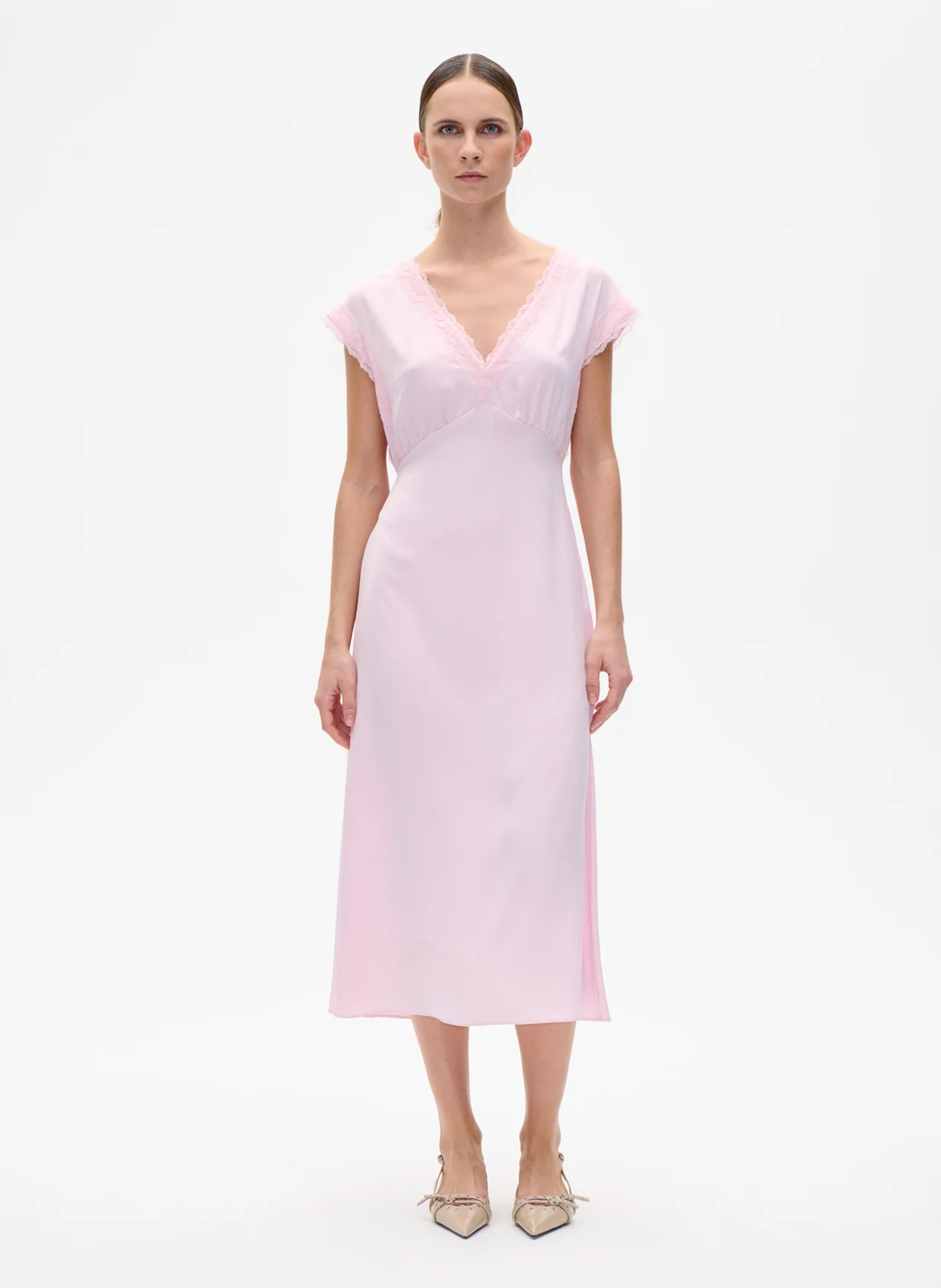 A-line midi dress BAUM UND PFERDGARTEN Pink