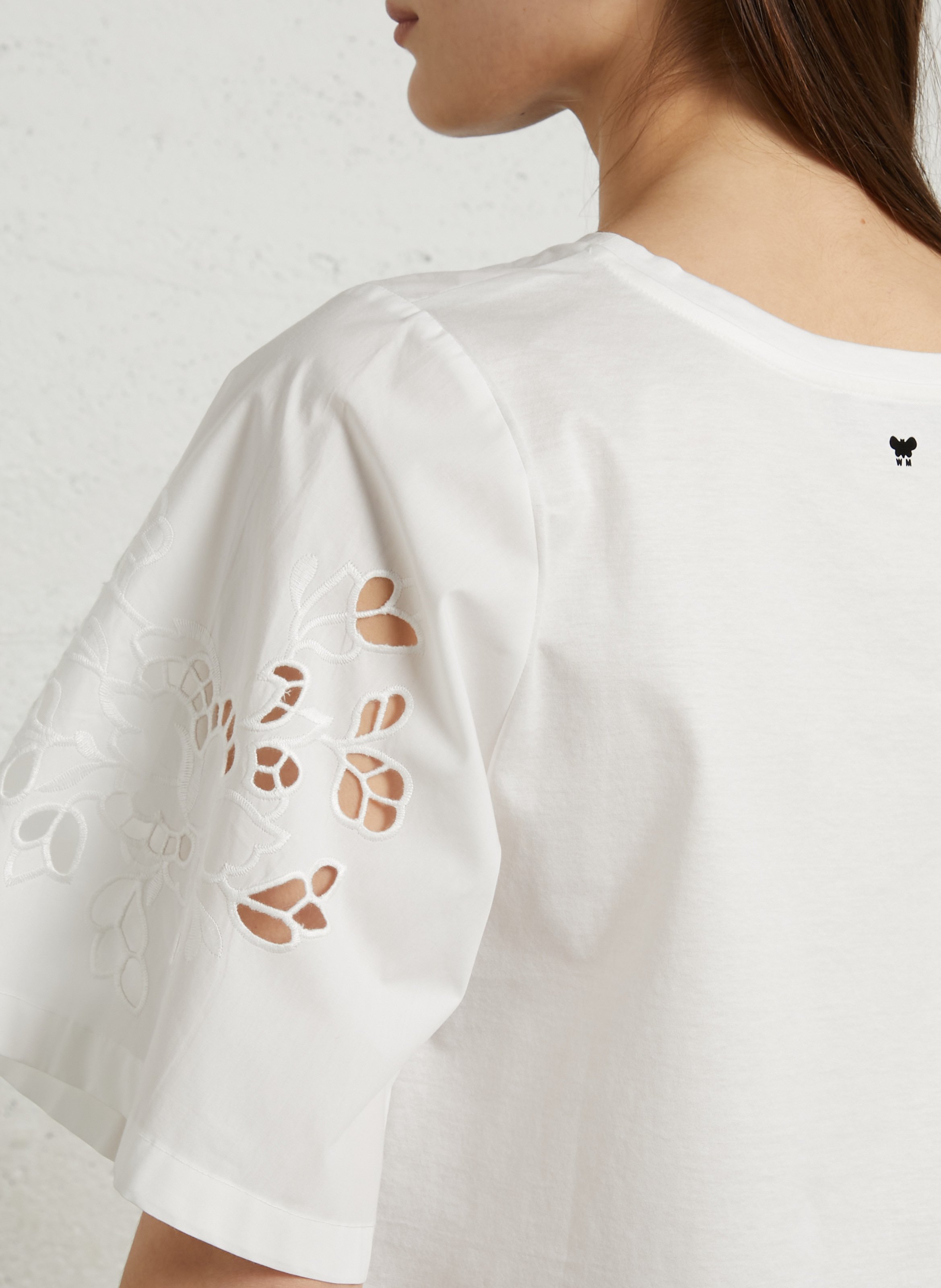 Loose-fit round-neck cotton top MAX MARA WEEK END White