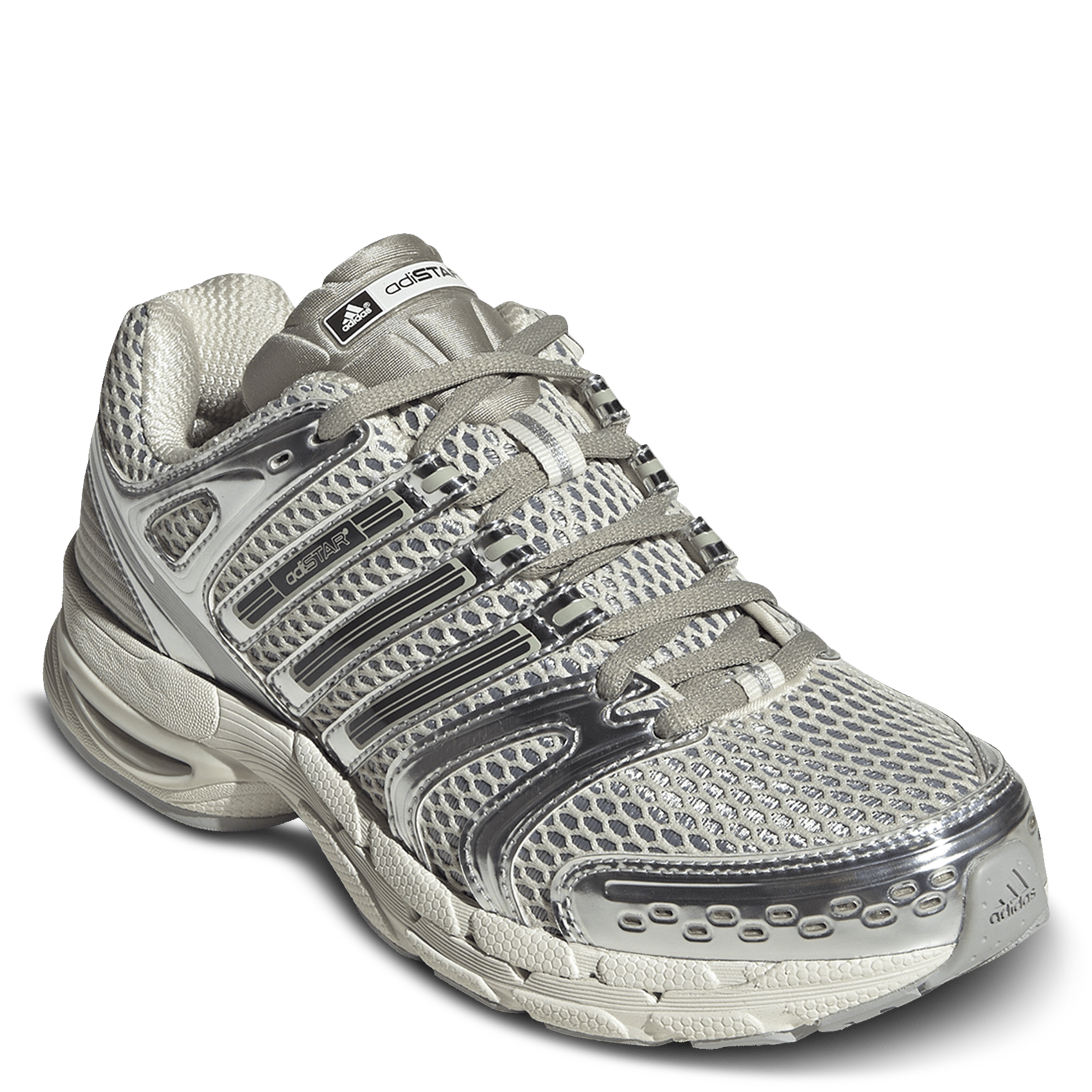 Metallic low-top sneakers ADIDAS White