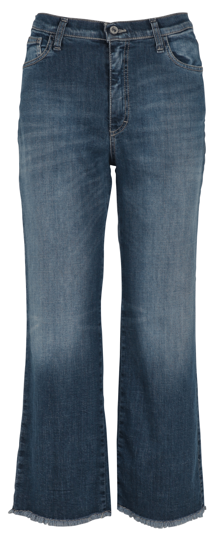 Straight Cut Jeans aus Baumwoll-Mix PLEASE Blau