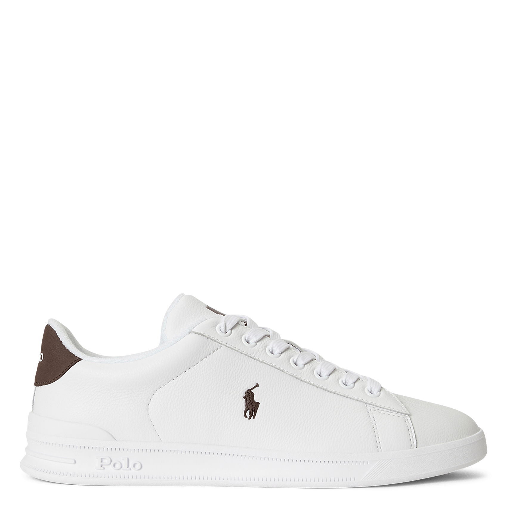 Niedrige Sneaker aus Leder-Mix POLO RALPH LAUREN Weiss