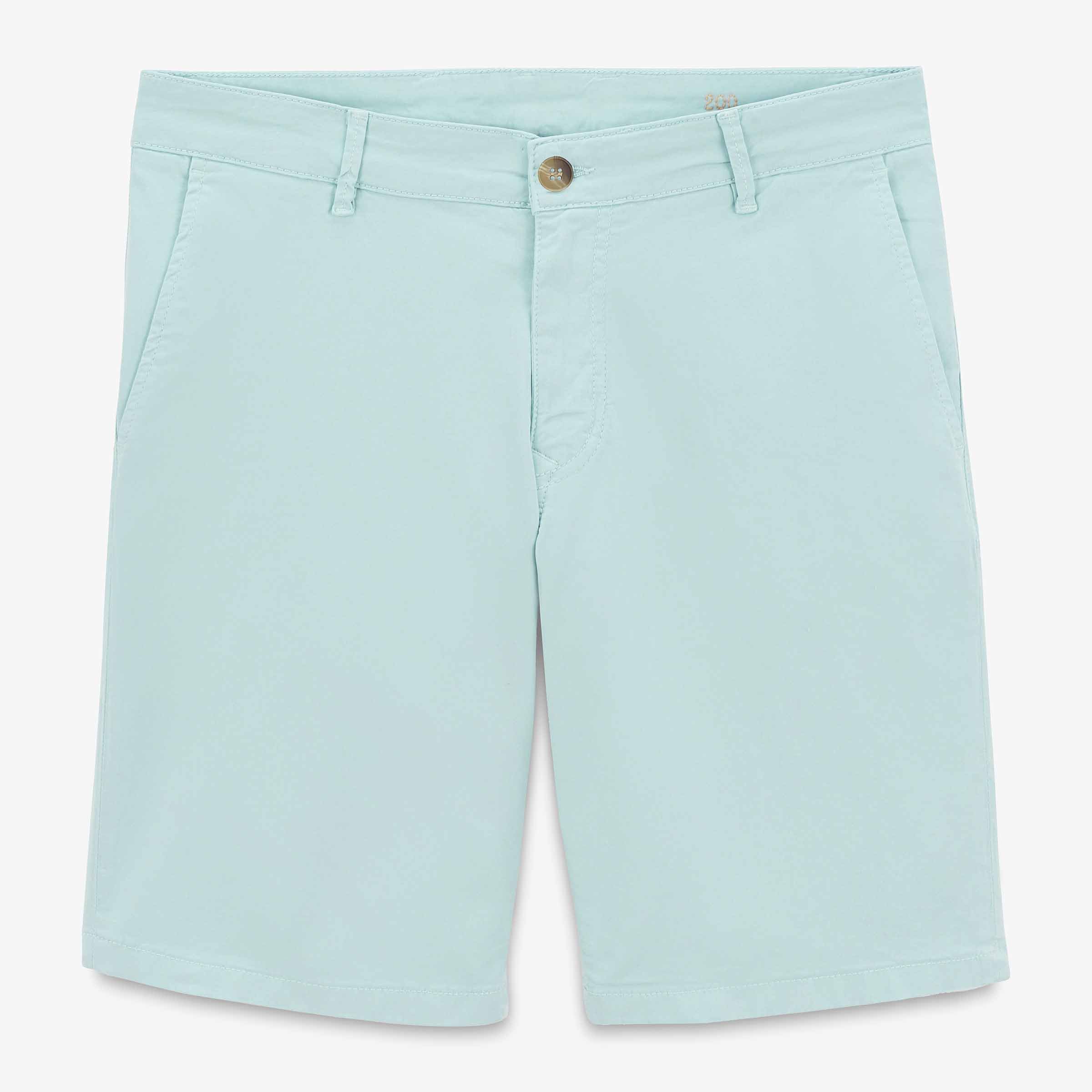 Comfort fit cotton Bermuda shorts SERGE BLANCO Blue