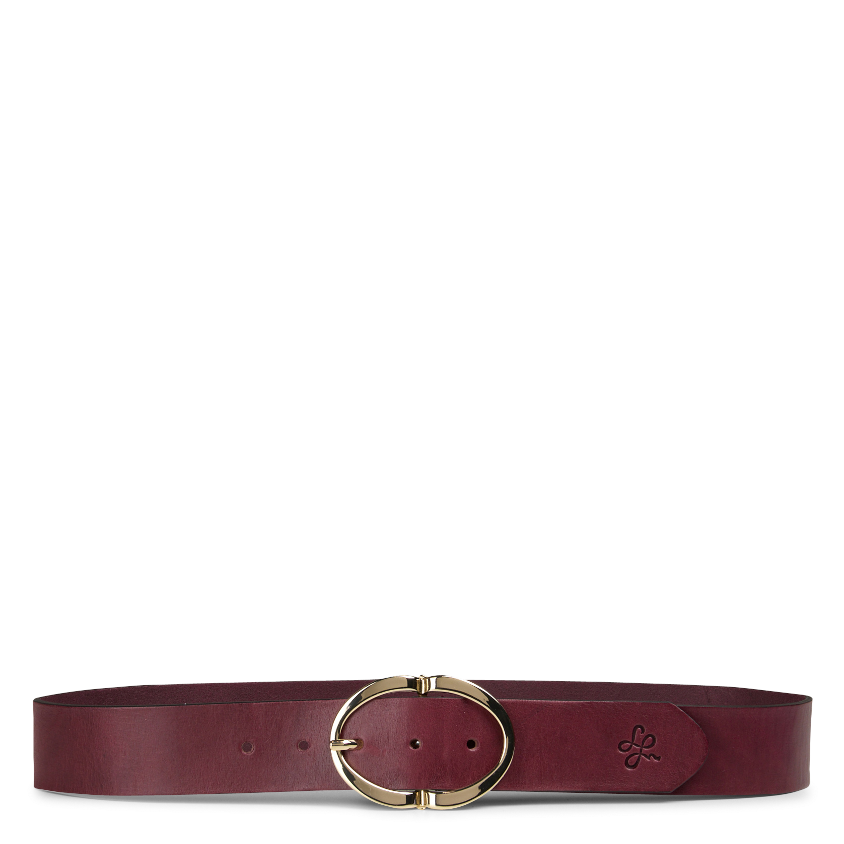 Leather belt  LA FEE MARABOUTEE Red