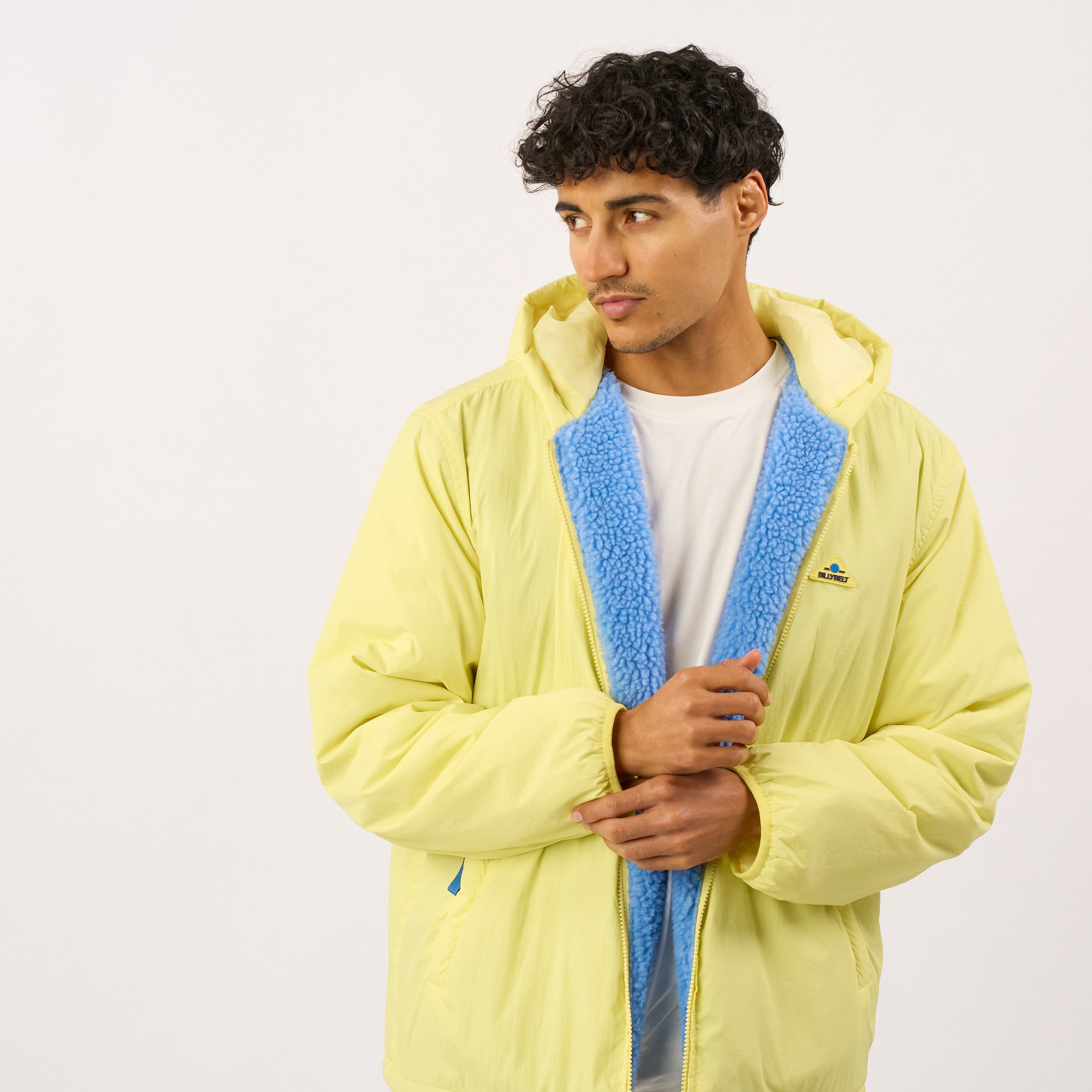 Unisex hooded parka BILLYBELT Yellow