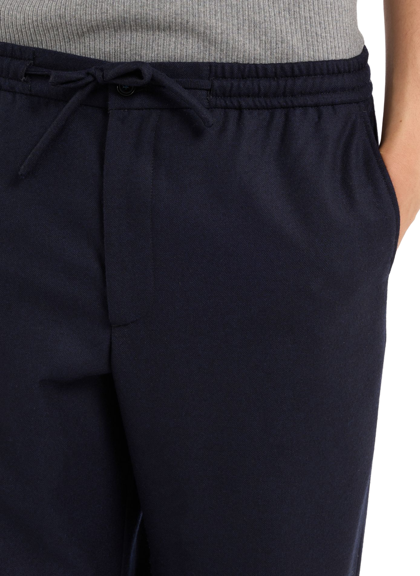 Iela straight wool trousers SAISON 1865 Blue