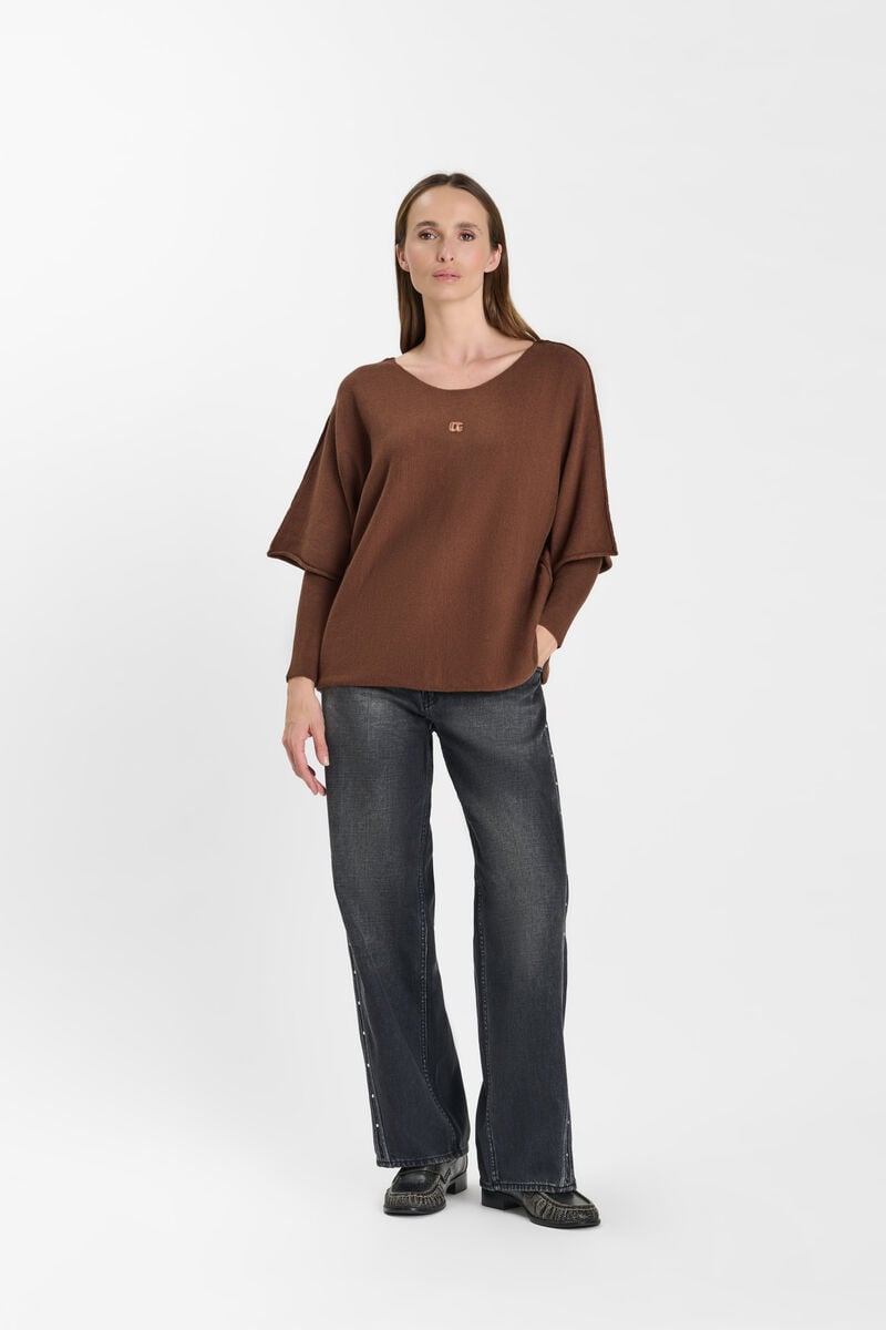 Dewa sweater LE TEMPS DES CERISES Brown