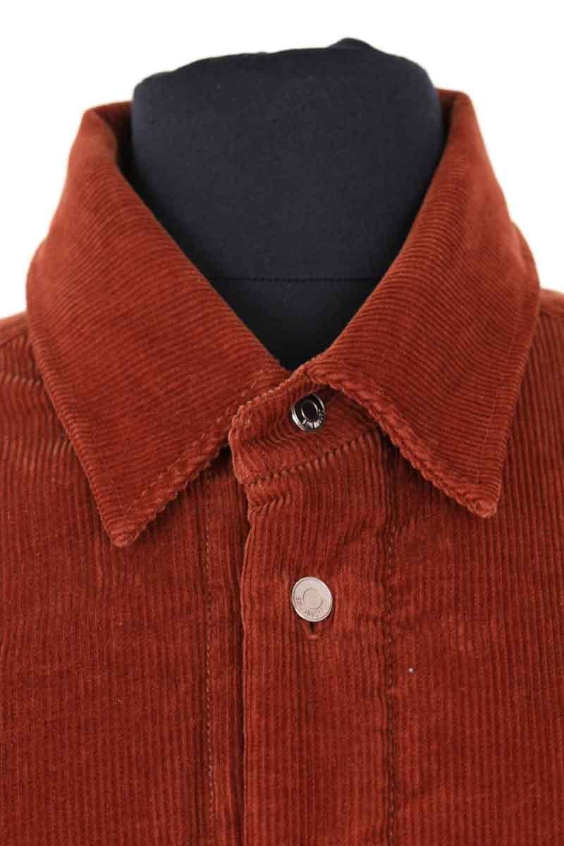 Regular-fit organic cotton jacket with sherpa collar JACQUEMUS- Seconde Main Brown