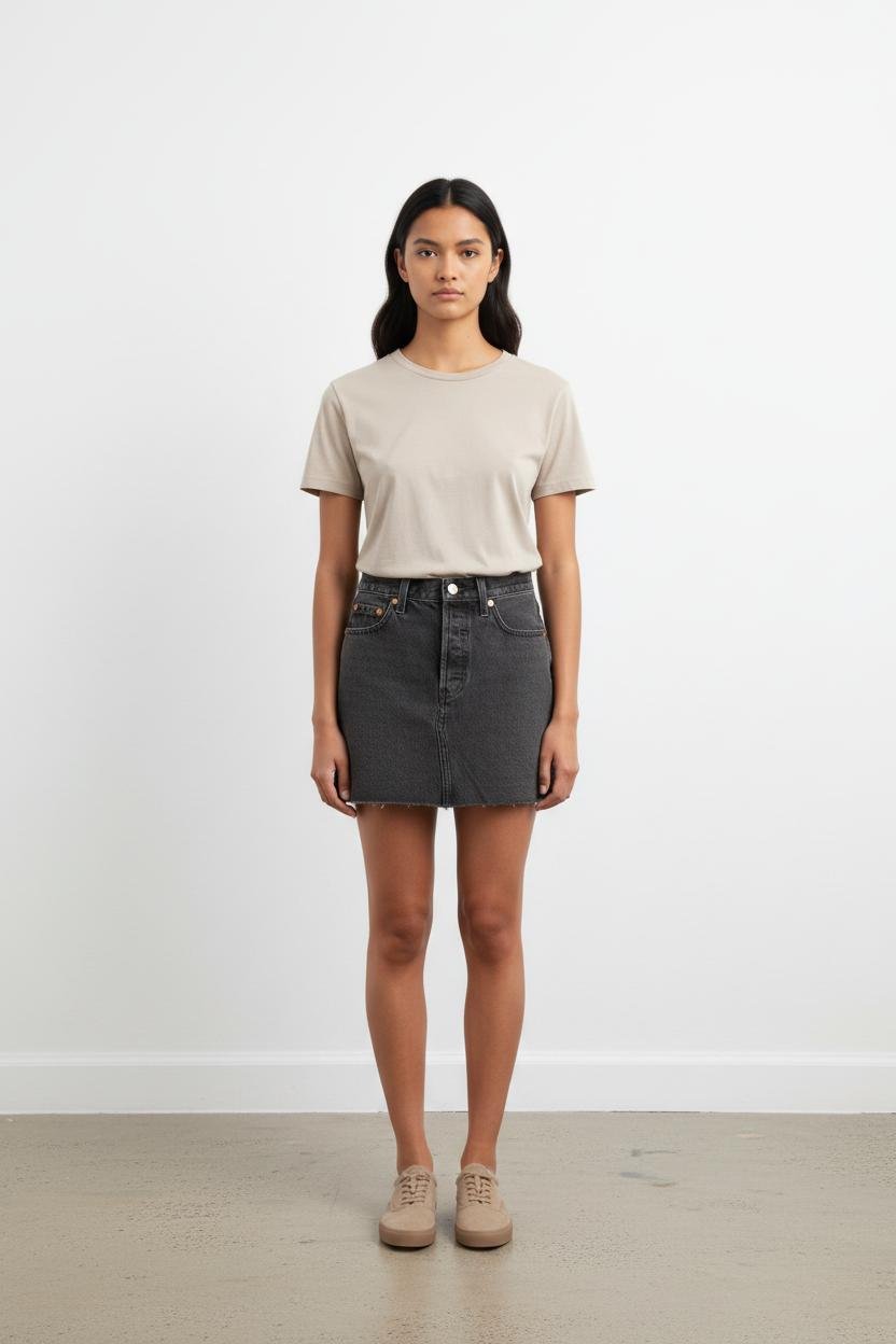 Short & midi skirt LEVI'S - Seconde main Grey