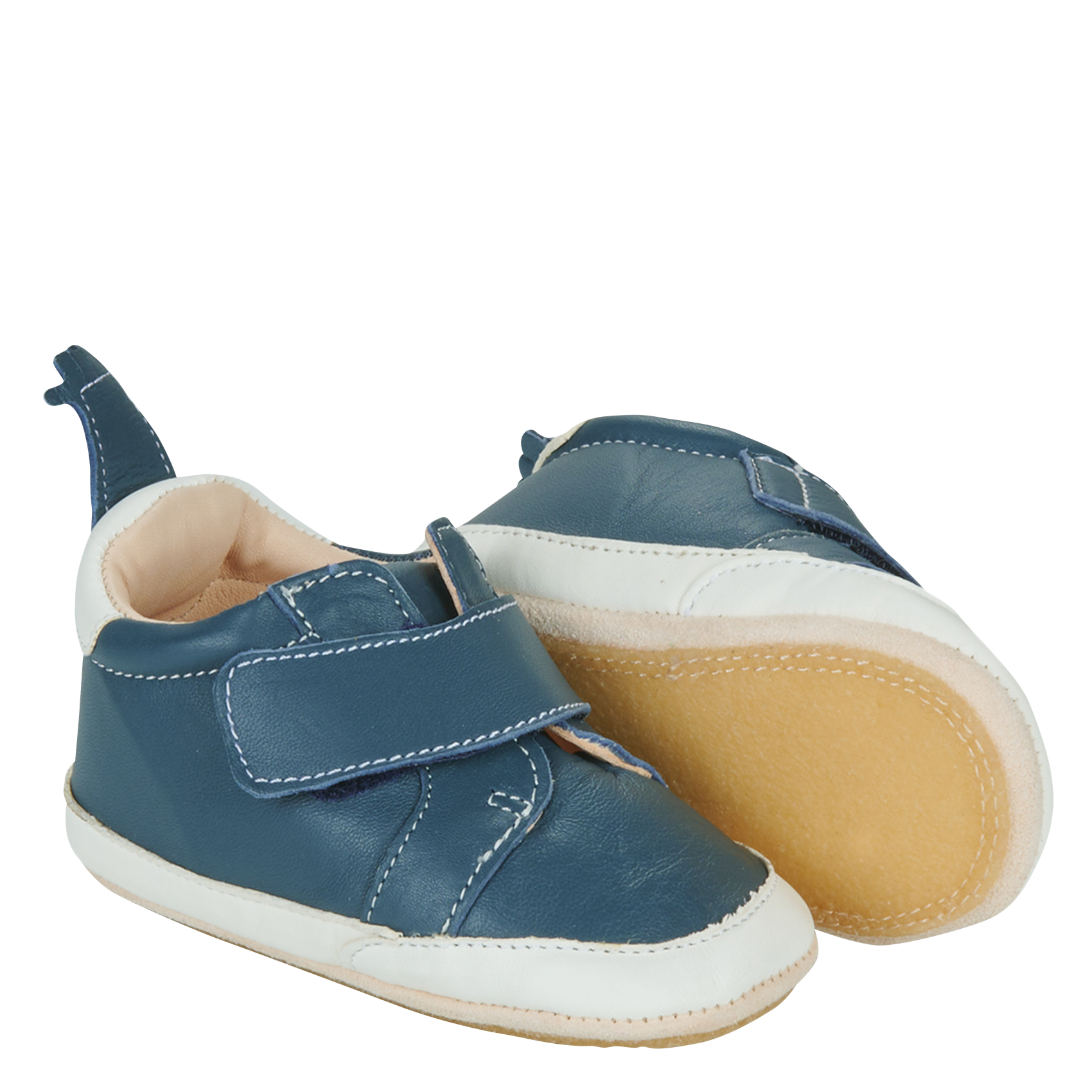 Chaussons en cuir EASY PEASY Bleu