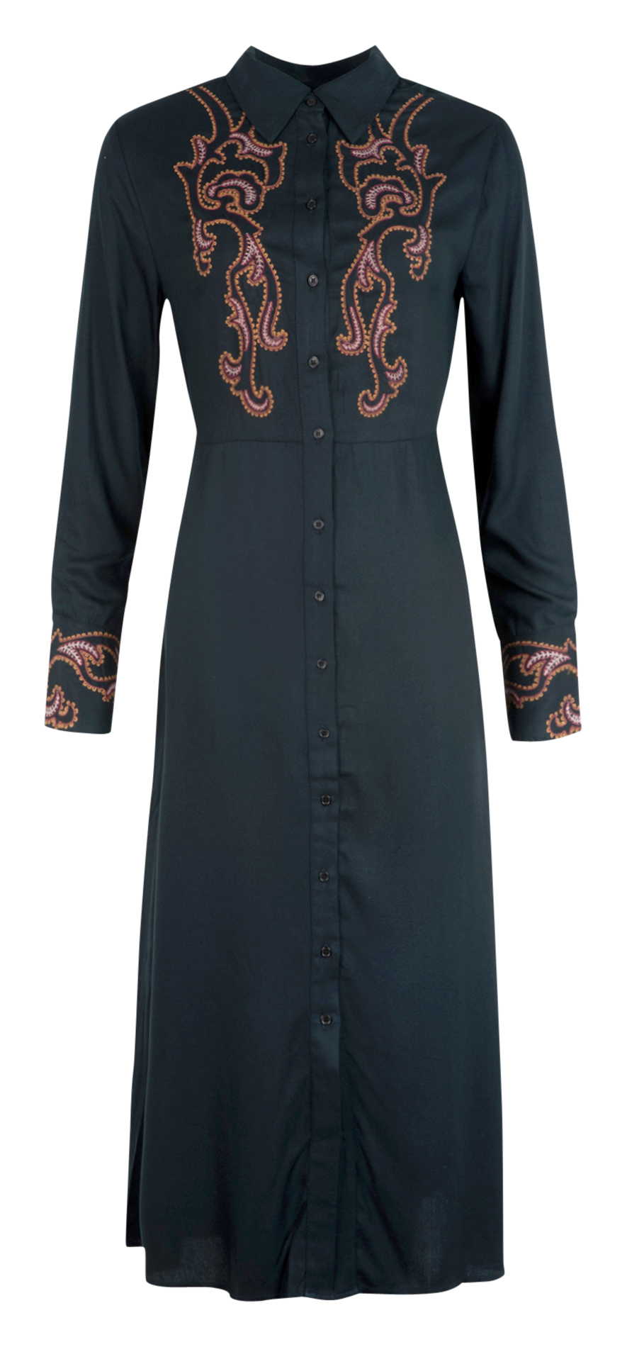 Bead embroidered dress AN'GE Plums