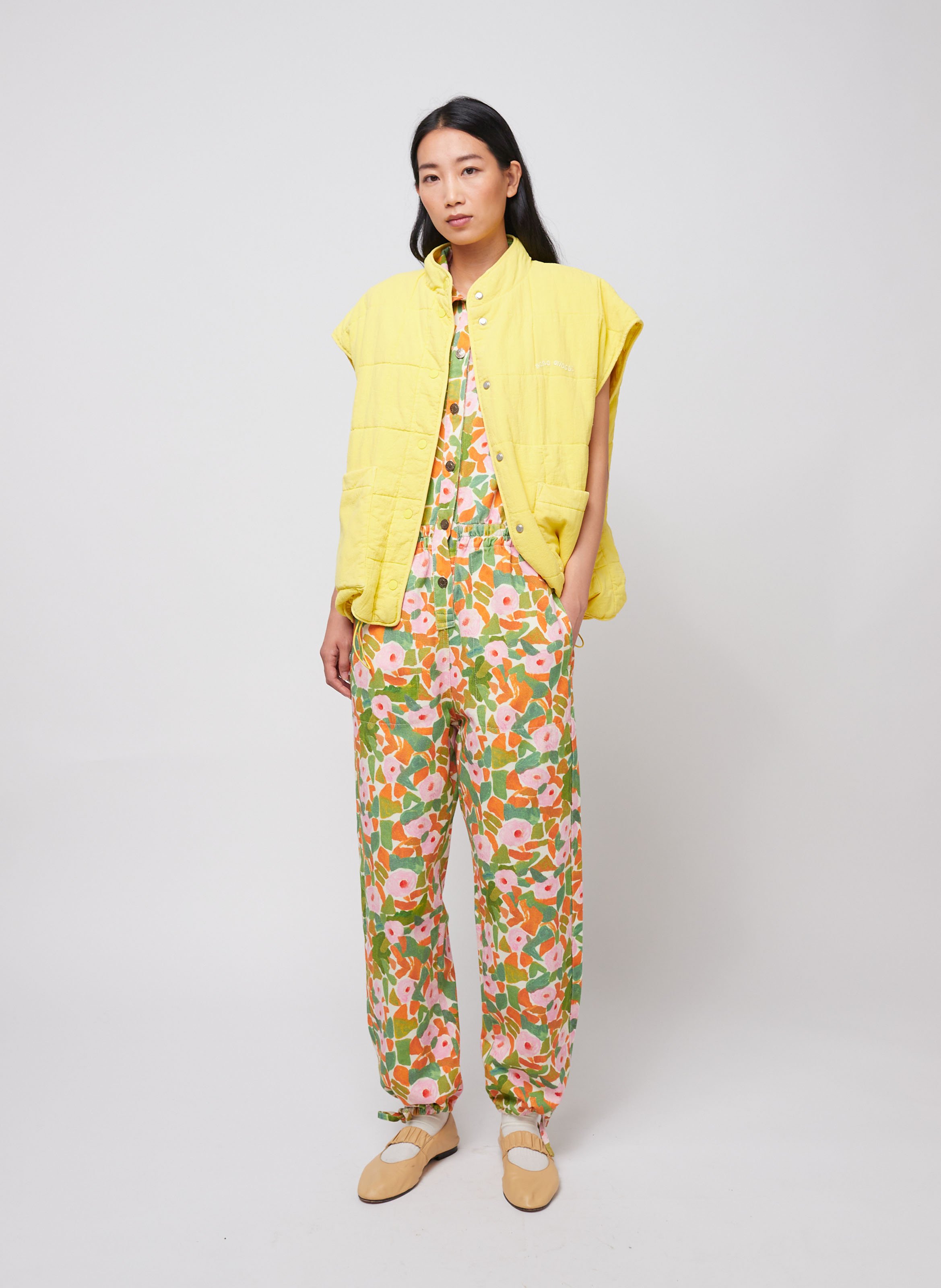 Mouwloos bloemenpatroon jumpsuit BOBO CHOSES Veelkleurig