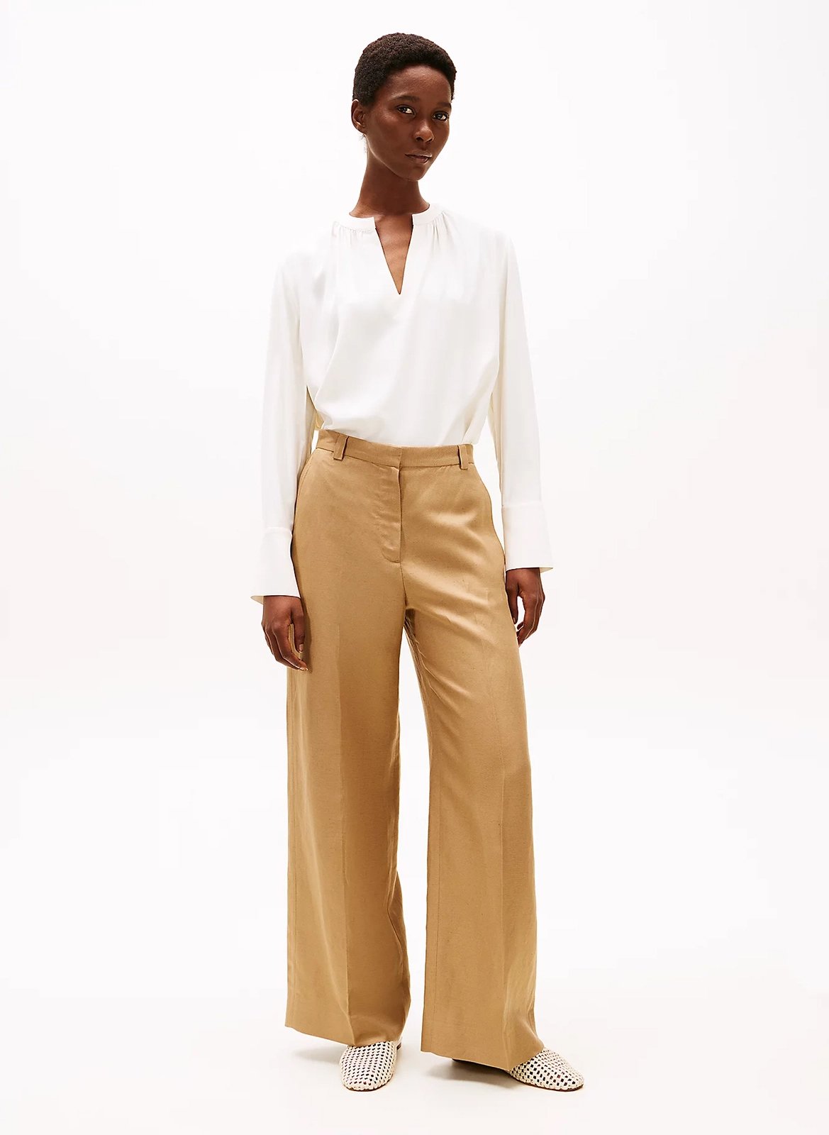 Blouse droite TOMMY HILFIGER Jaune