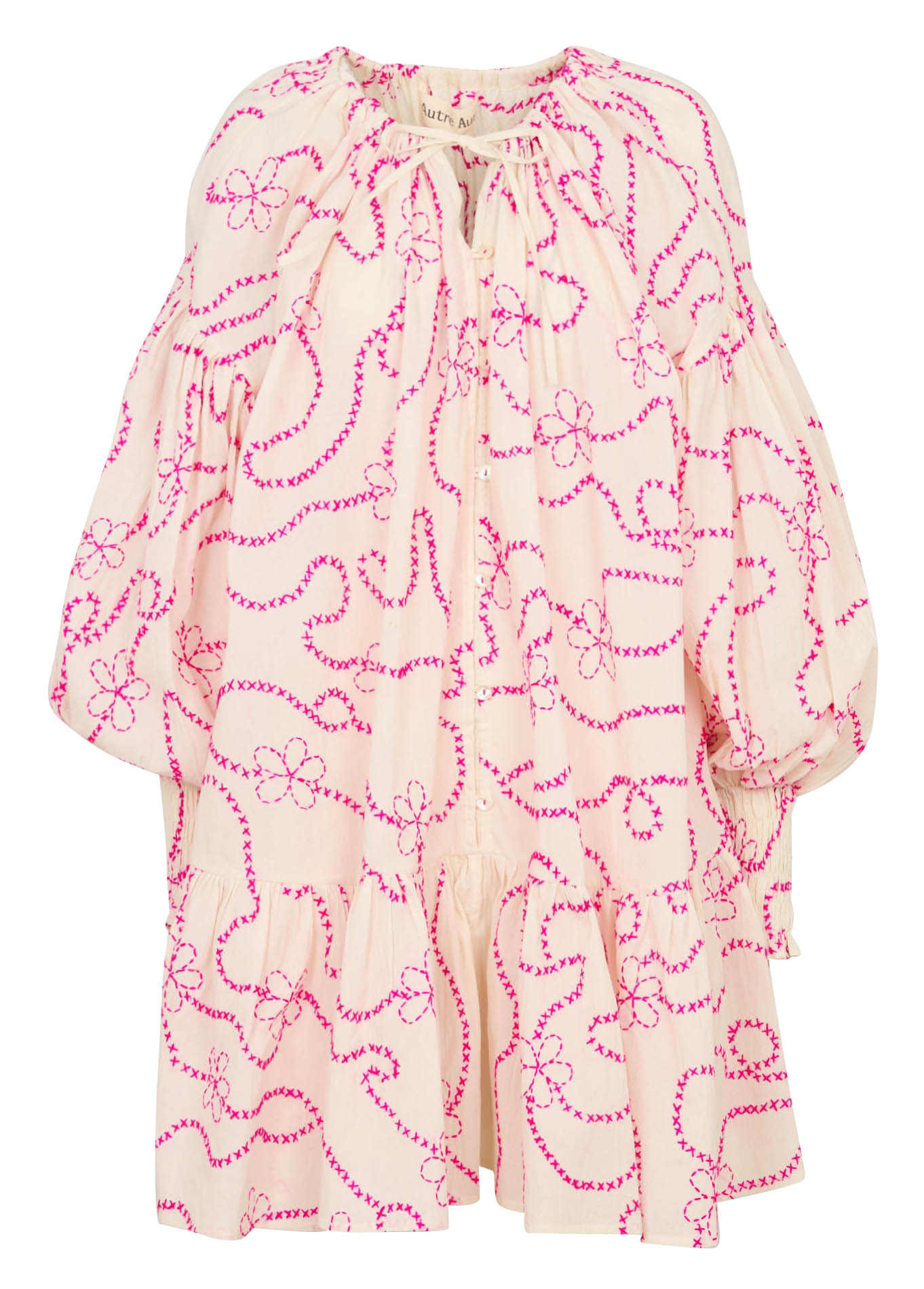 Robe ample en coton AUTRE AURA Rose