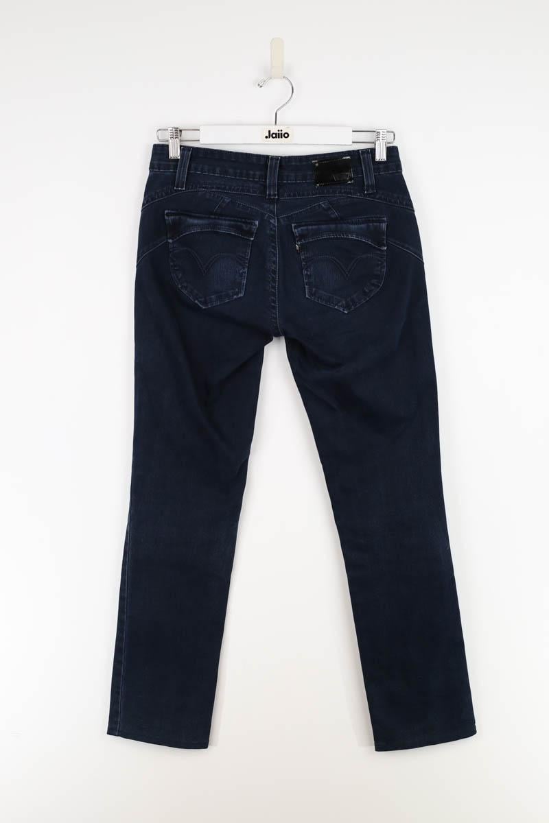 Cotton straight jeans LEVI'S - Seconde main Blue