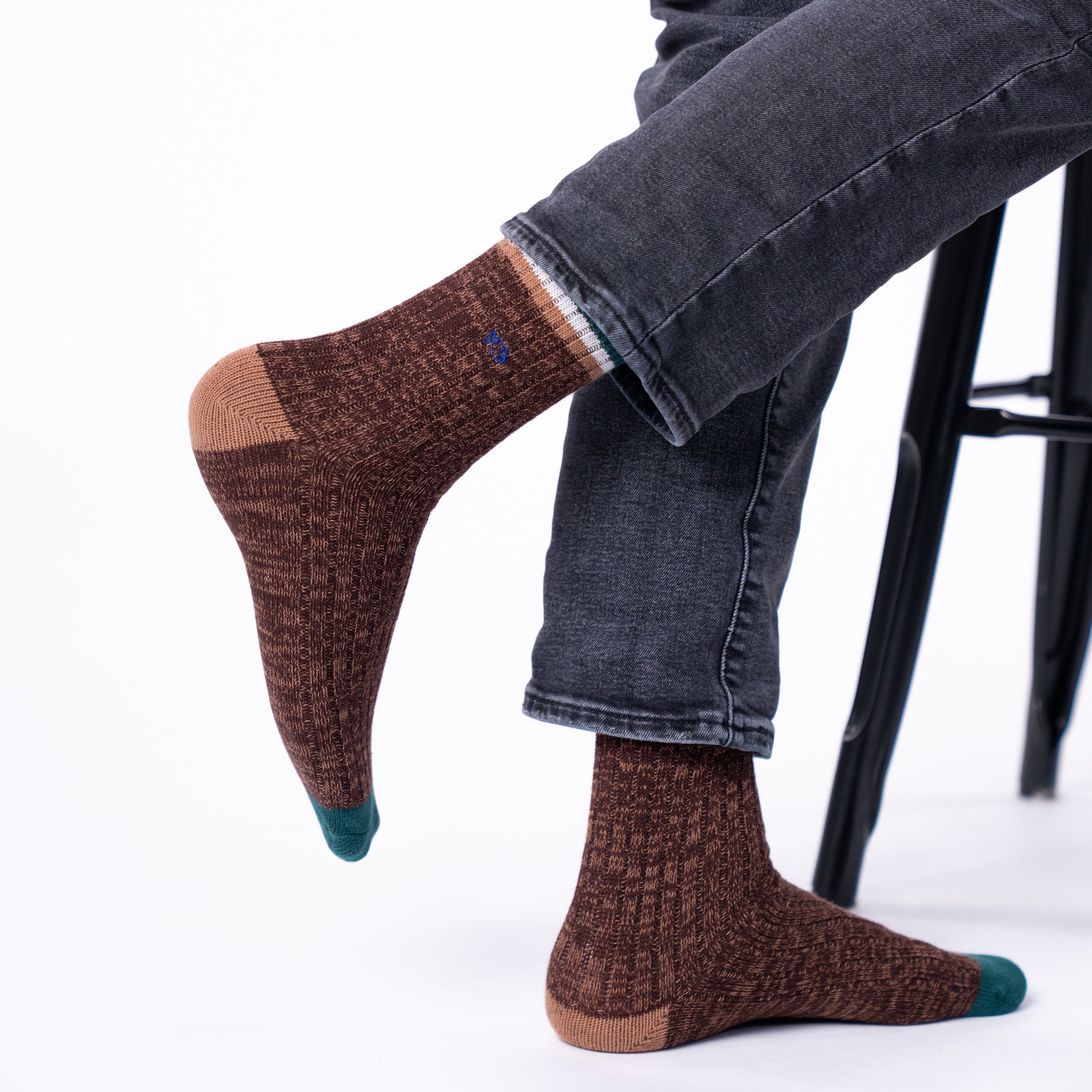 Thick cotton club socks BILLYBELT Brown