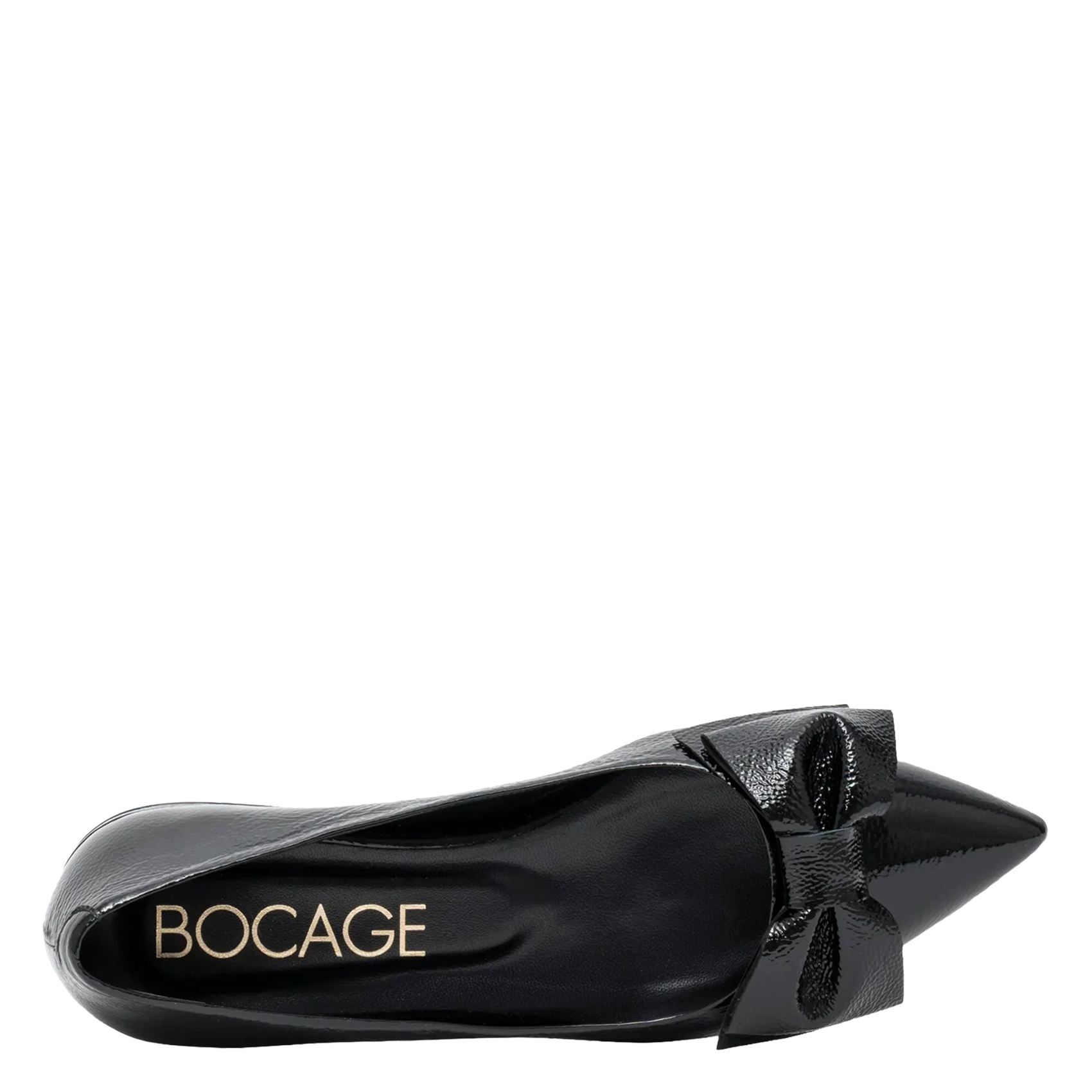 Jane patent leather ballet pumps BOCAGE Black