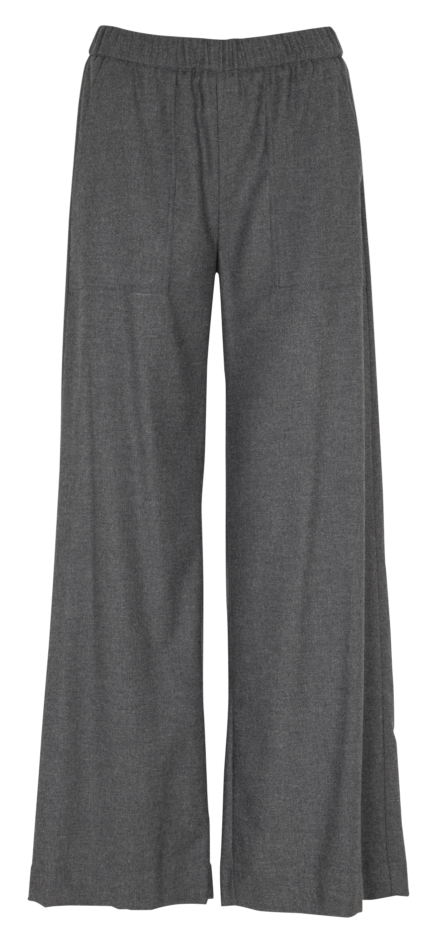 Declic wool-blend loose-fit trousers DIEGA Grey