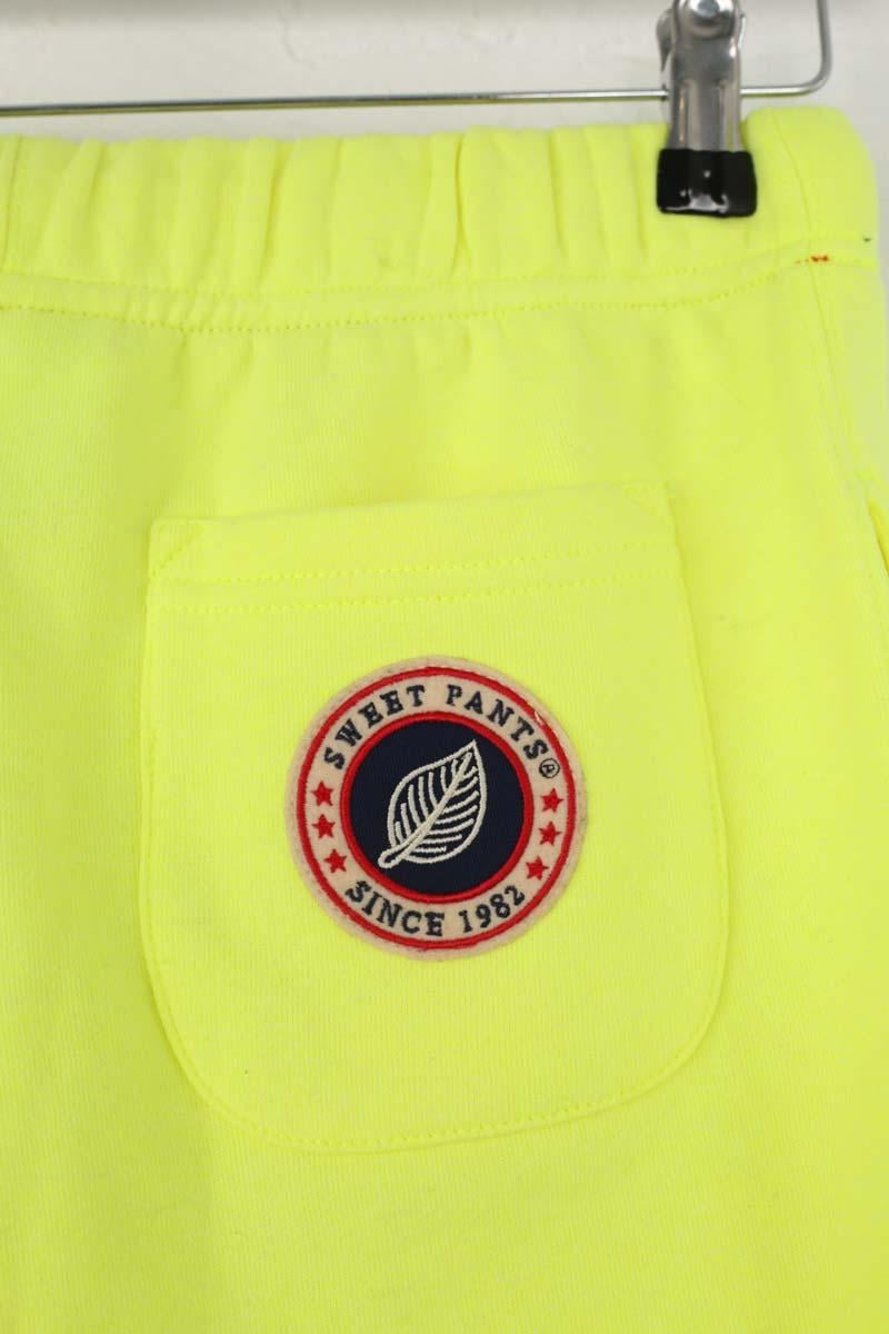 Cotton sports shorts SWEET PANTS - Seconde Main Yellow