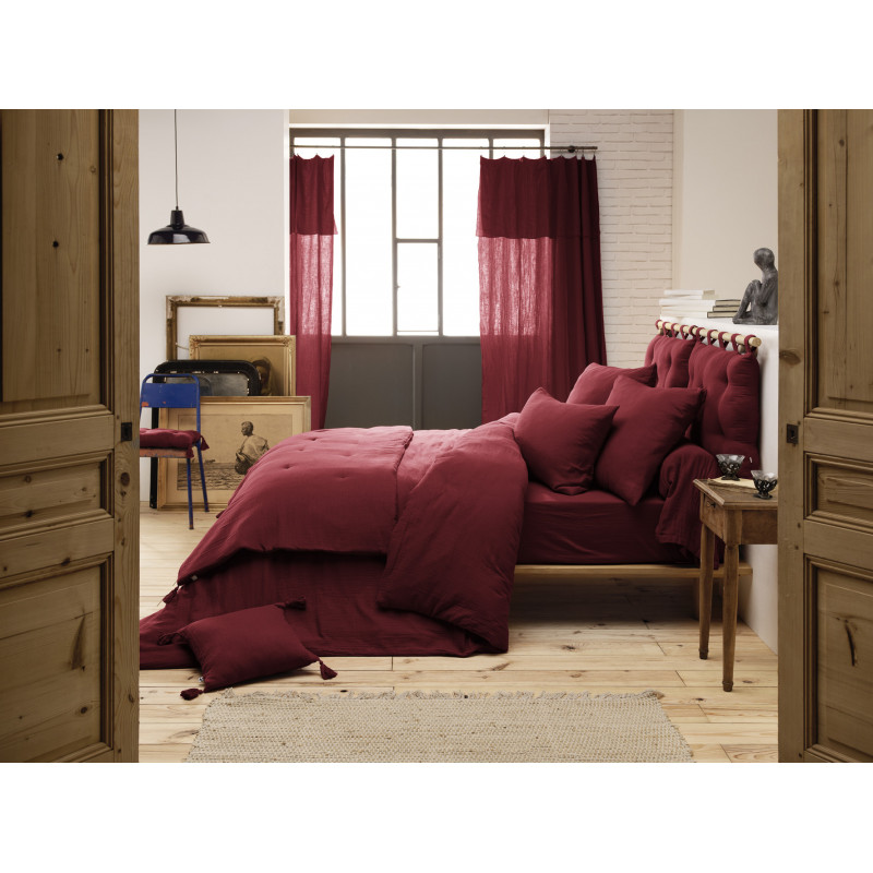 Premium sheet set L'EFFET PAPILLON Red