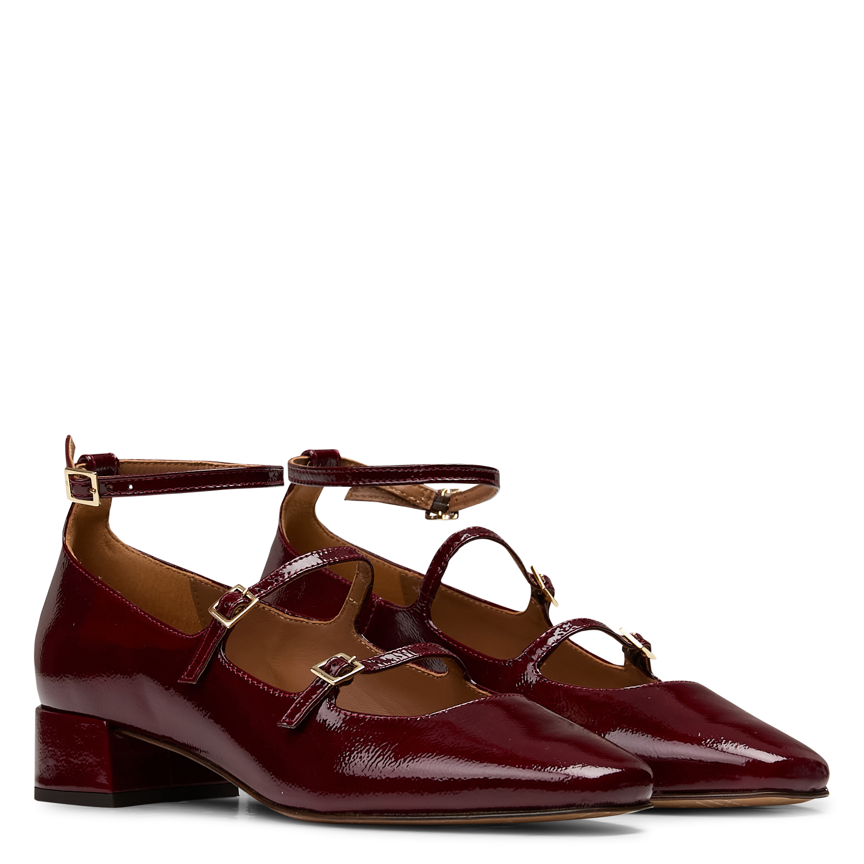 Babies en cuir vernis BOBBIES Marron