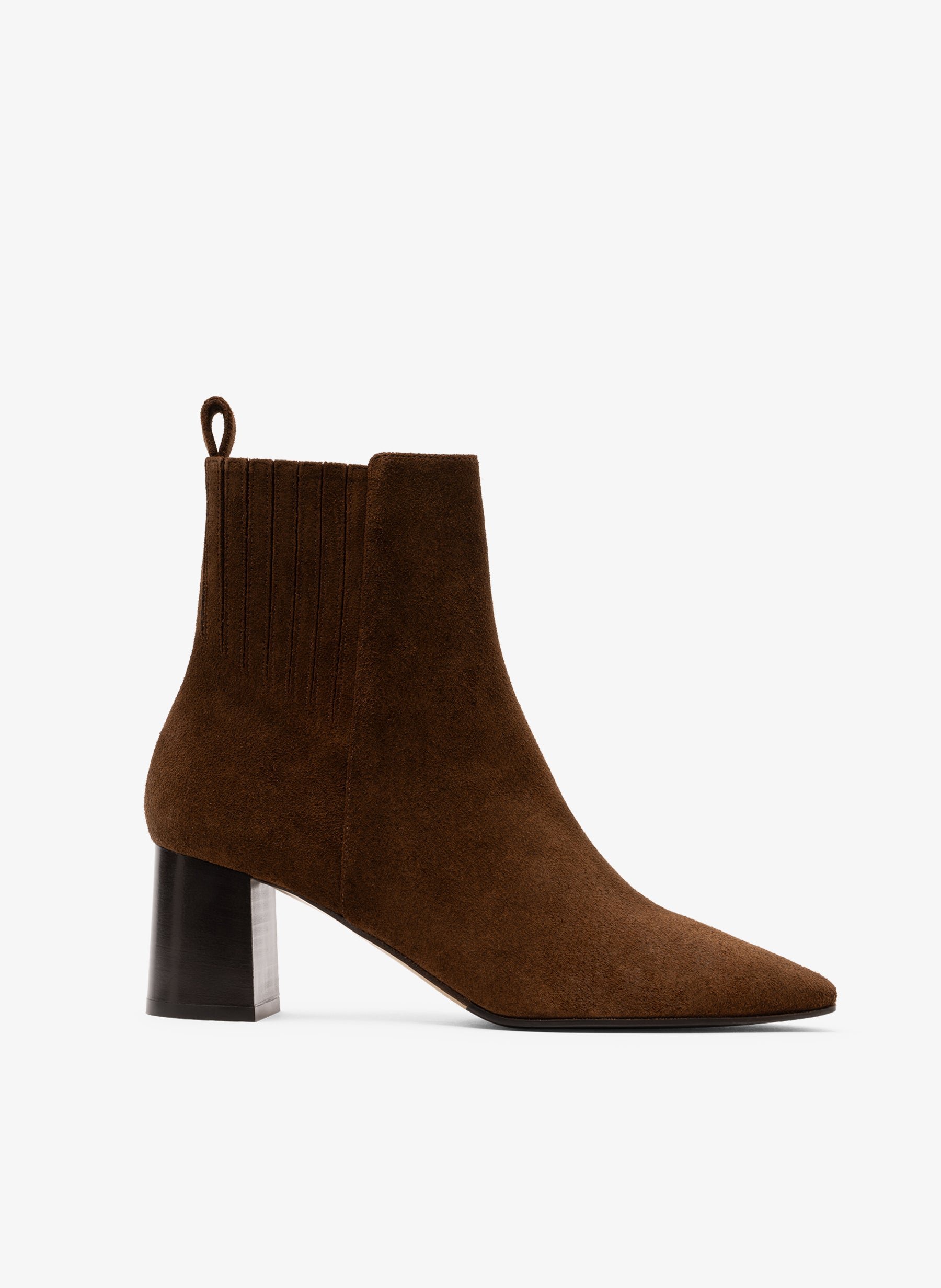Cognac calf leather ankle boots PARALLELE PARIS Brown