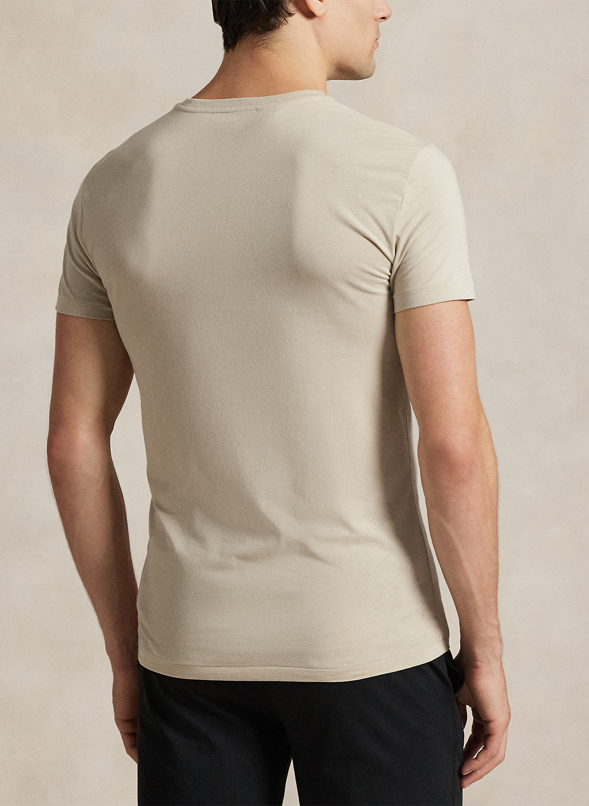 Tee-shirt col rond en coton POLO RALPH LAUREN Multicolore