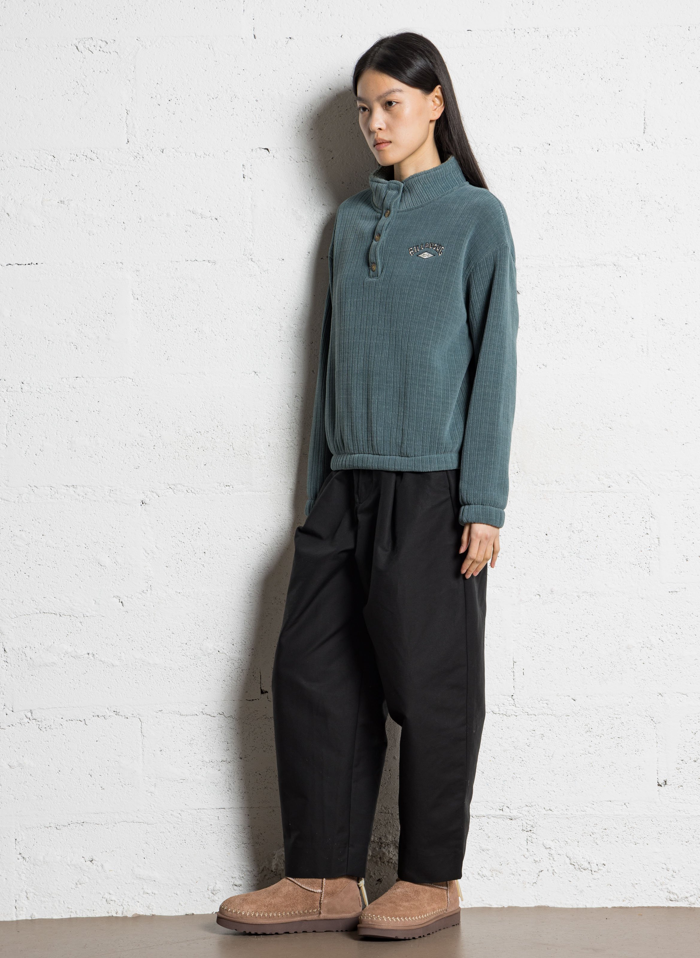 Sweat droit en velours côtelé BILLABONG Bleu