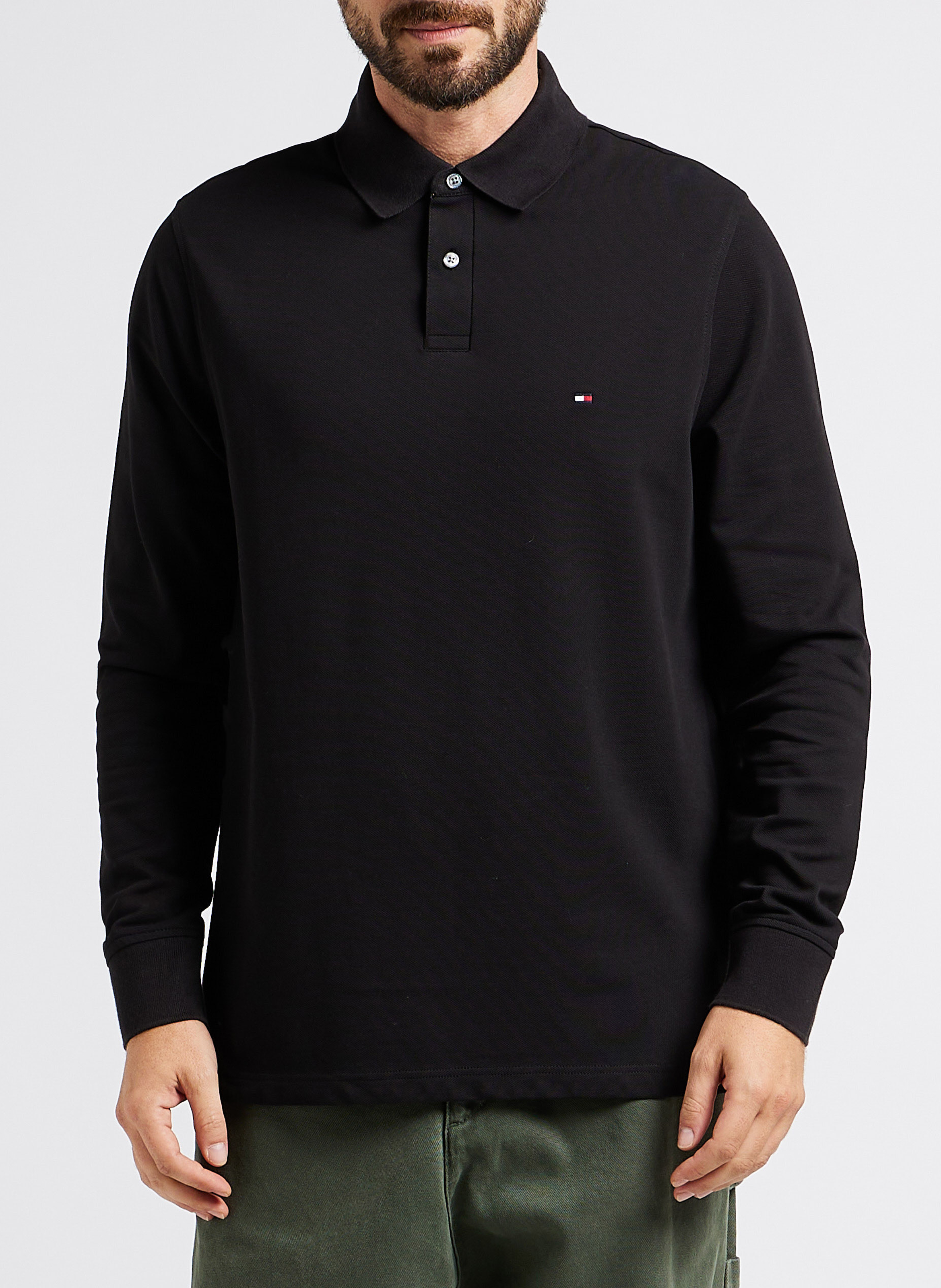 Polo regular-fit en coton bio mélangé  TOMMY HILFIGER