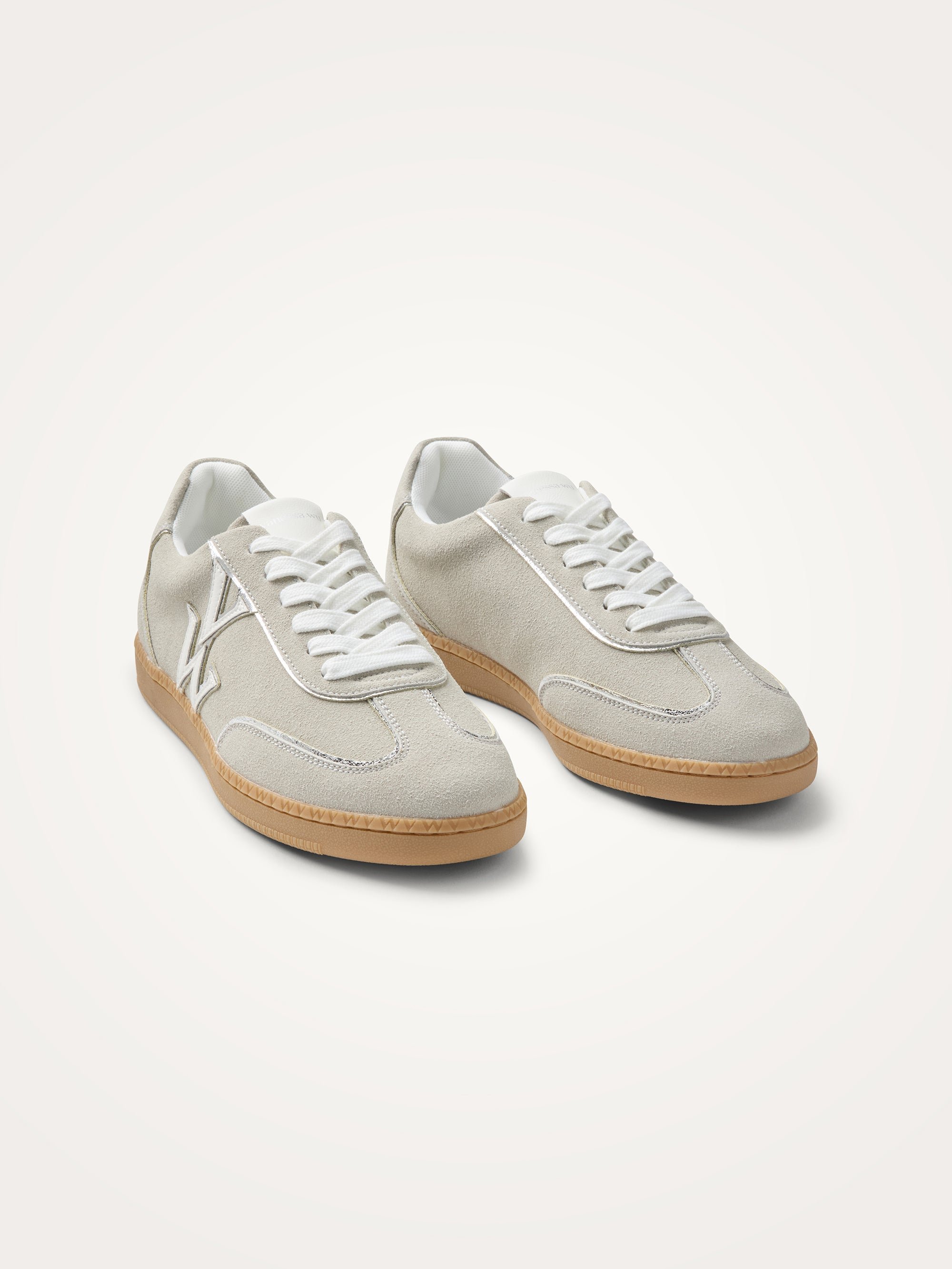 Sneakers with monogram on retro sole VANESSA WU Grey