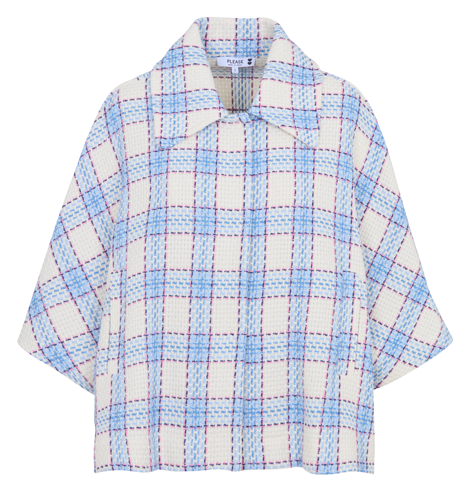 Chemise col classique en coton mélangé PLEASE Beige