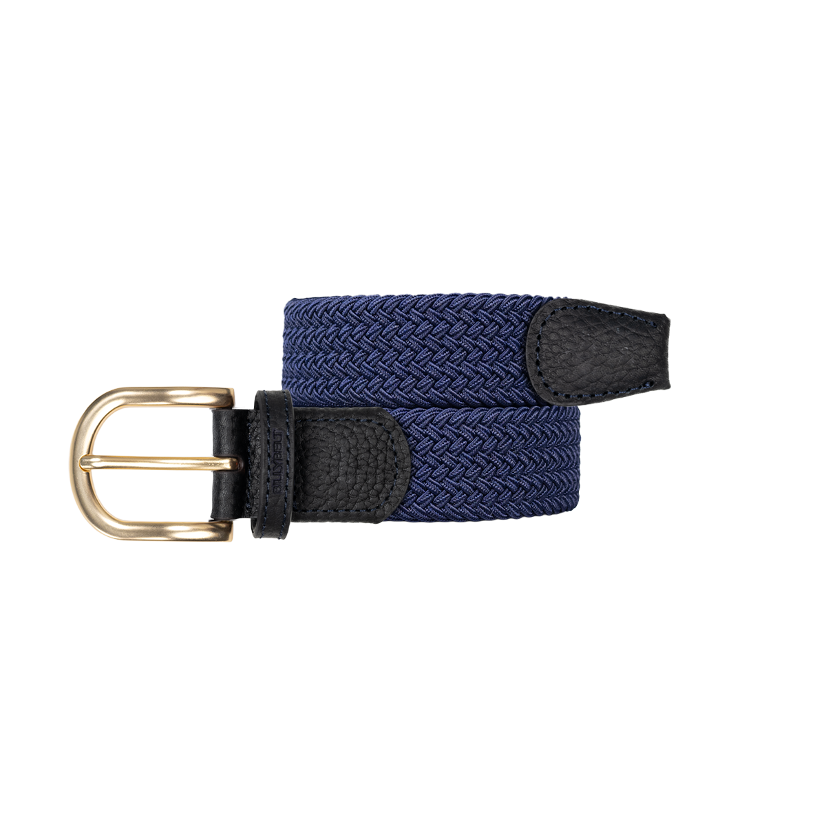 Solid Elastic Braided Belt BILLYBELT Blue