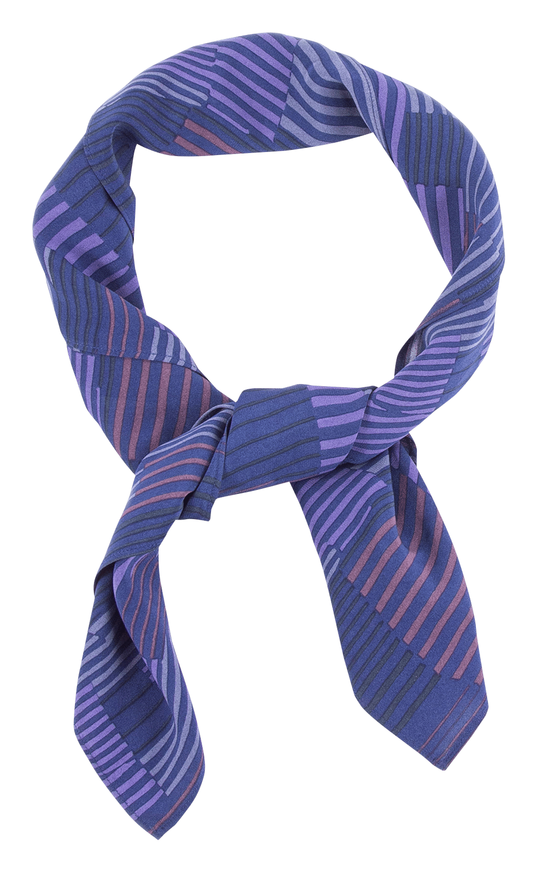 Quadratisches Tuch mit exklusivem Print aus Crêpe SESSUN