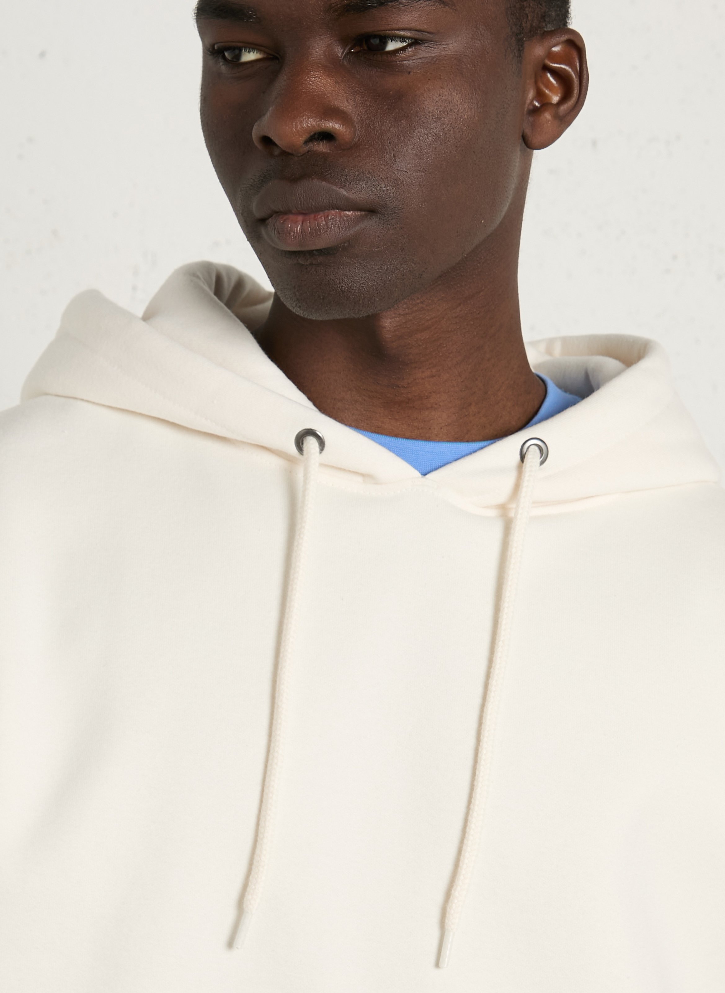 Loose-fit cotton-blend hoodie THE NORTH FACE White