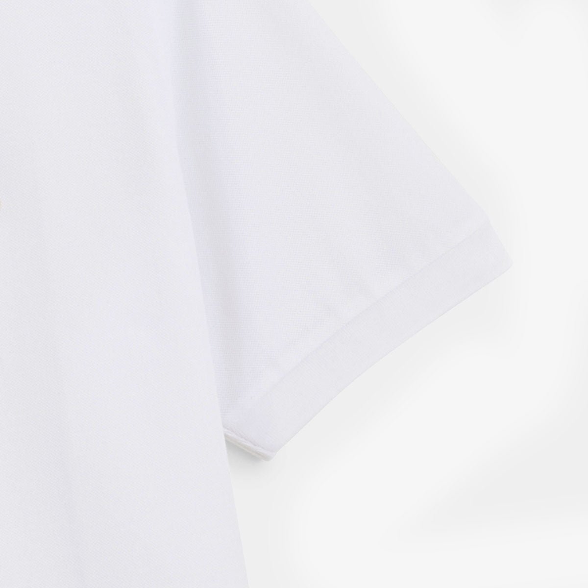 Short-sleeved polo shirt with cherry embroidery SERGE BLANCO White